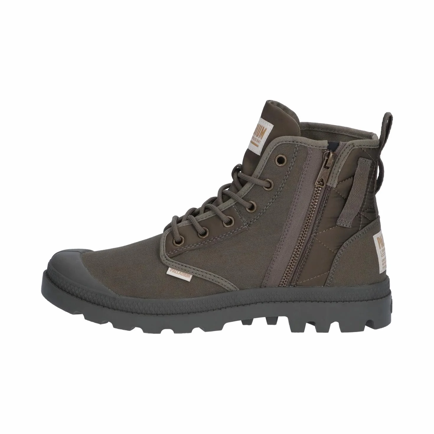 Palladium Męski Pampa Detroit Zip Boots, Olive Night, 43 EU