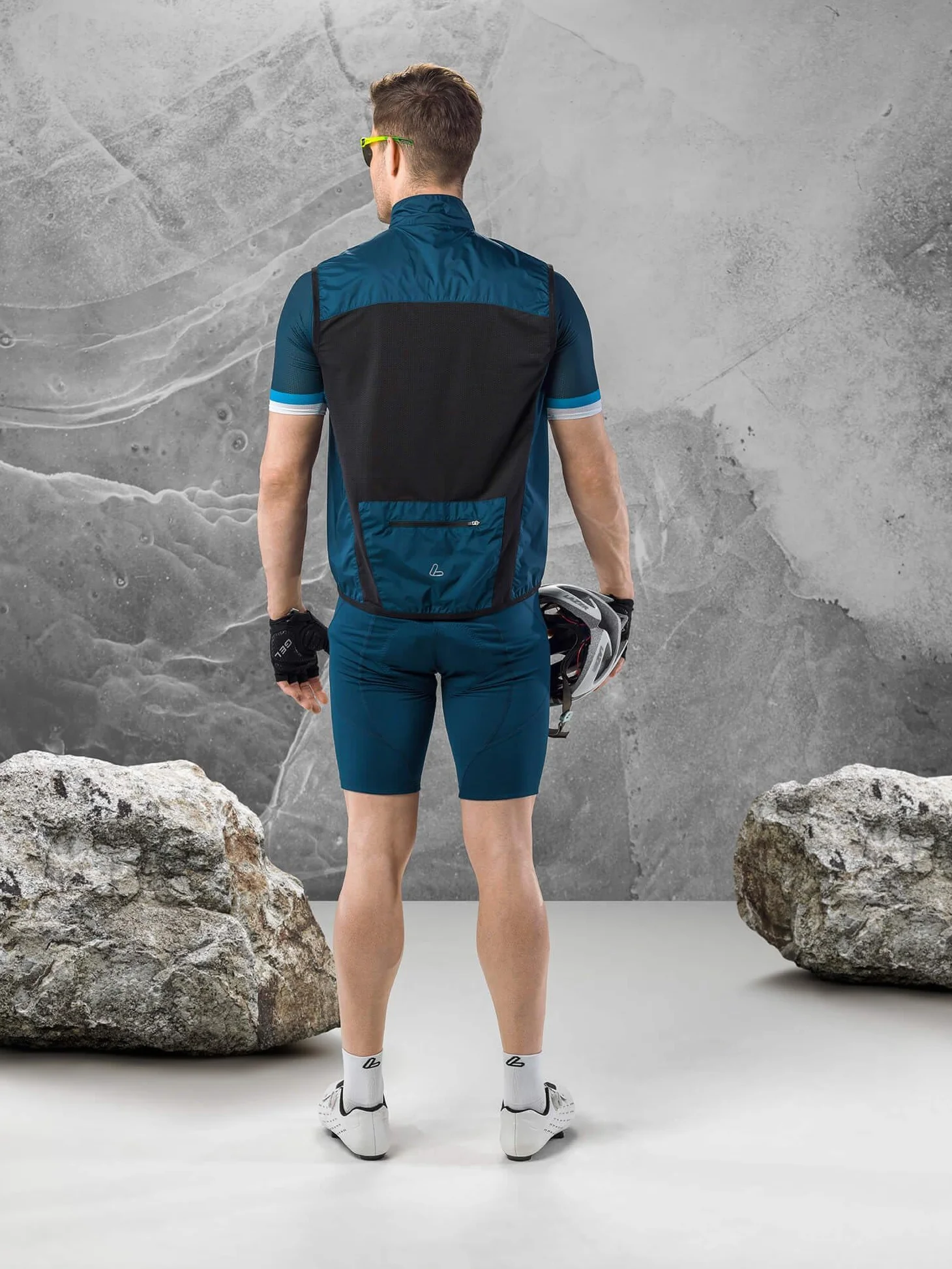 LÖFFLER spodnie rowerowe Basic Gel męskie – 14255 – spodnie rowerowe