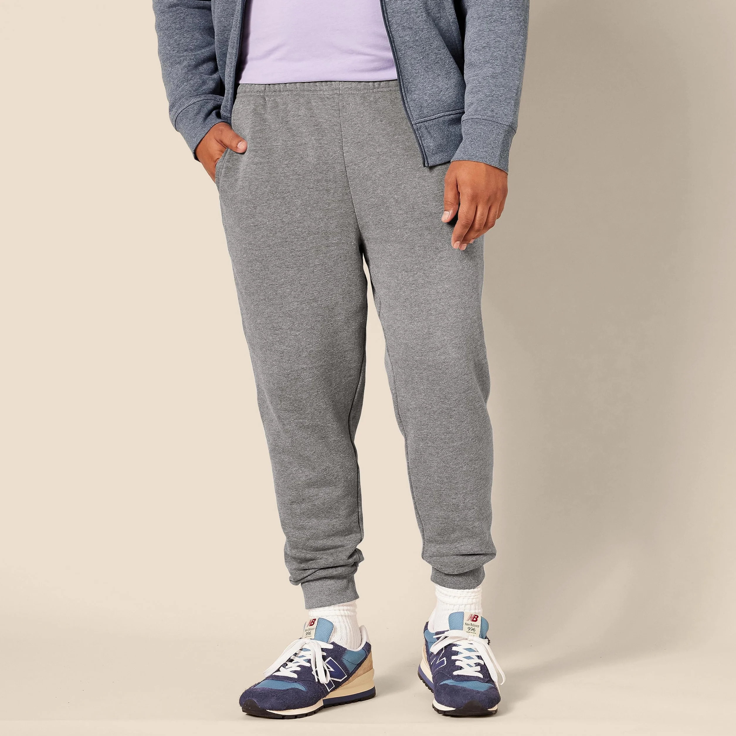 Amazon Essentials Mężczyźni Polarowe spodnie joggery