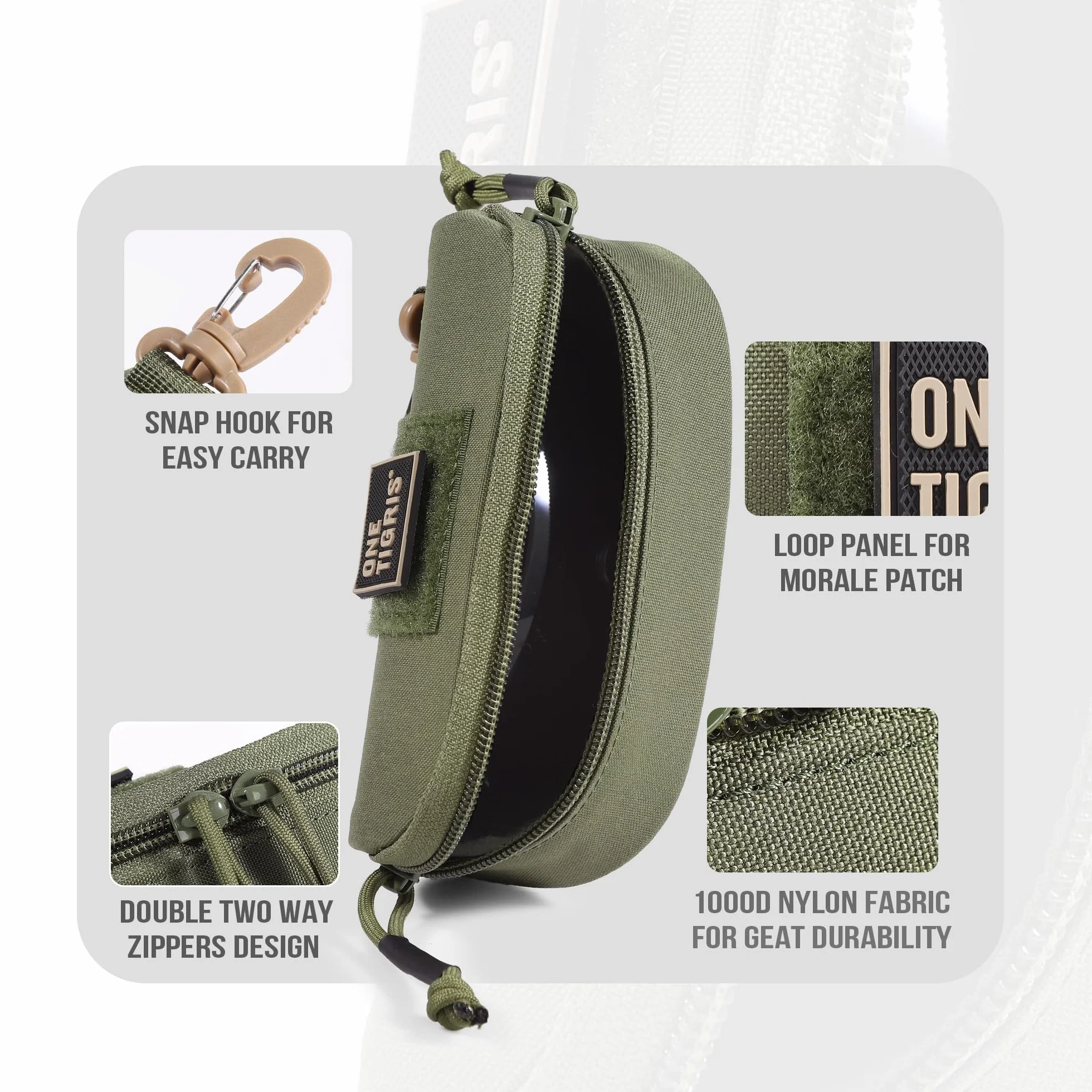 OneTigris Molle etui na okulary przeciwsłoneczne