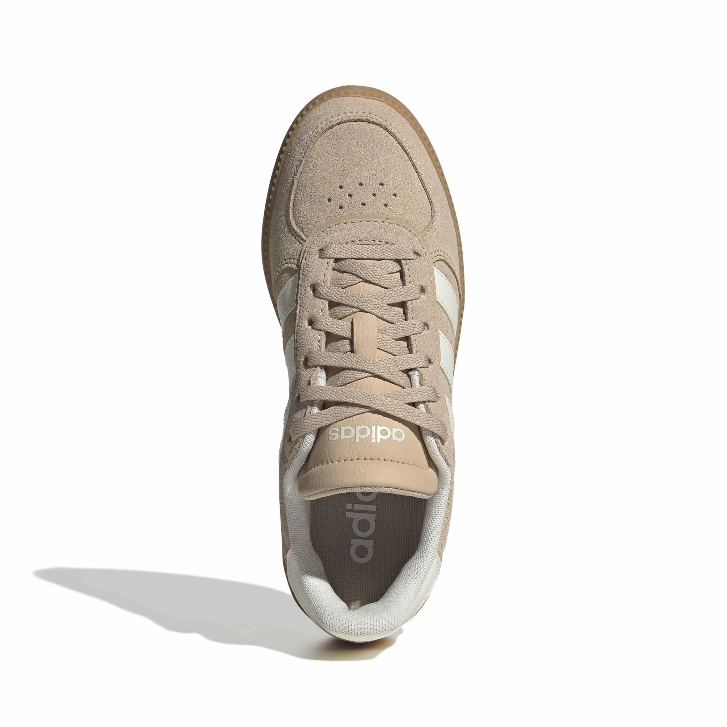 adidas Uniseks - dzieci BREAKNET SLEEK SHOES JUNIOR, magic beige/off white/GUM 3, 35 1/2 EU