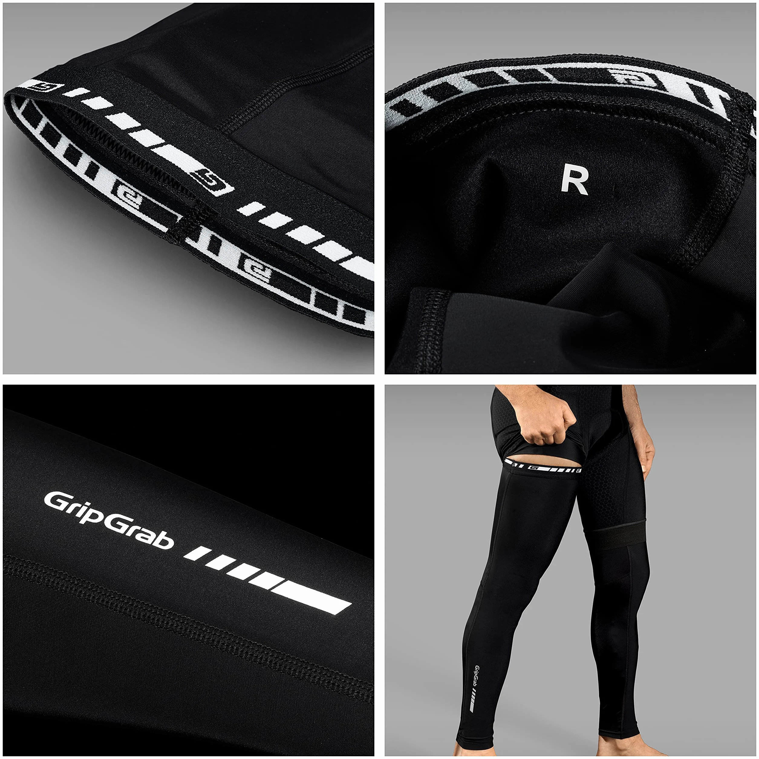 GripGrab Leg Warmers Light rower przejściowe ocieplacze na nogi lekkie cienkie antypoślizgowe rower wyścigowy MTB grawer kolarstwo ocieplacze na nogi