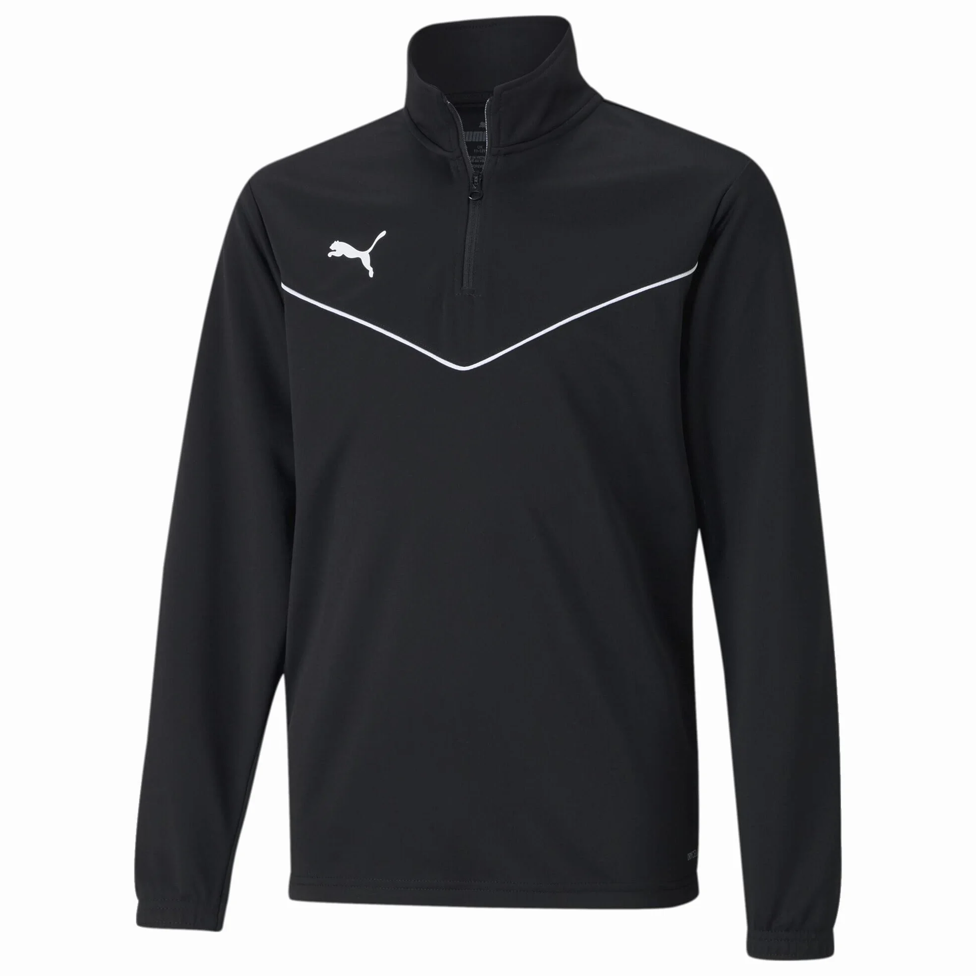 Puma Uniseks - Dzieci TeamRise Bluza, Puma Black-puma White, 152