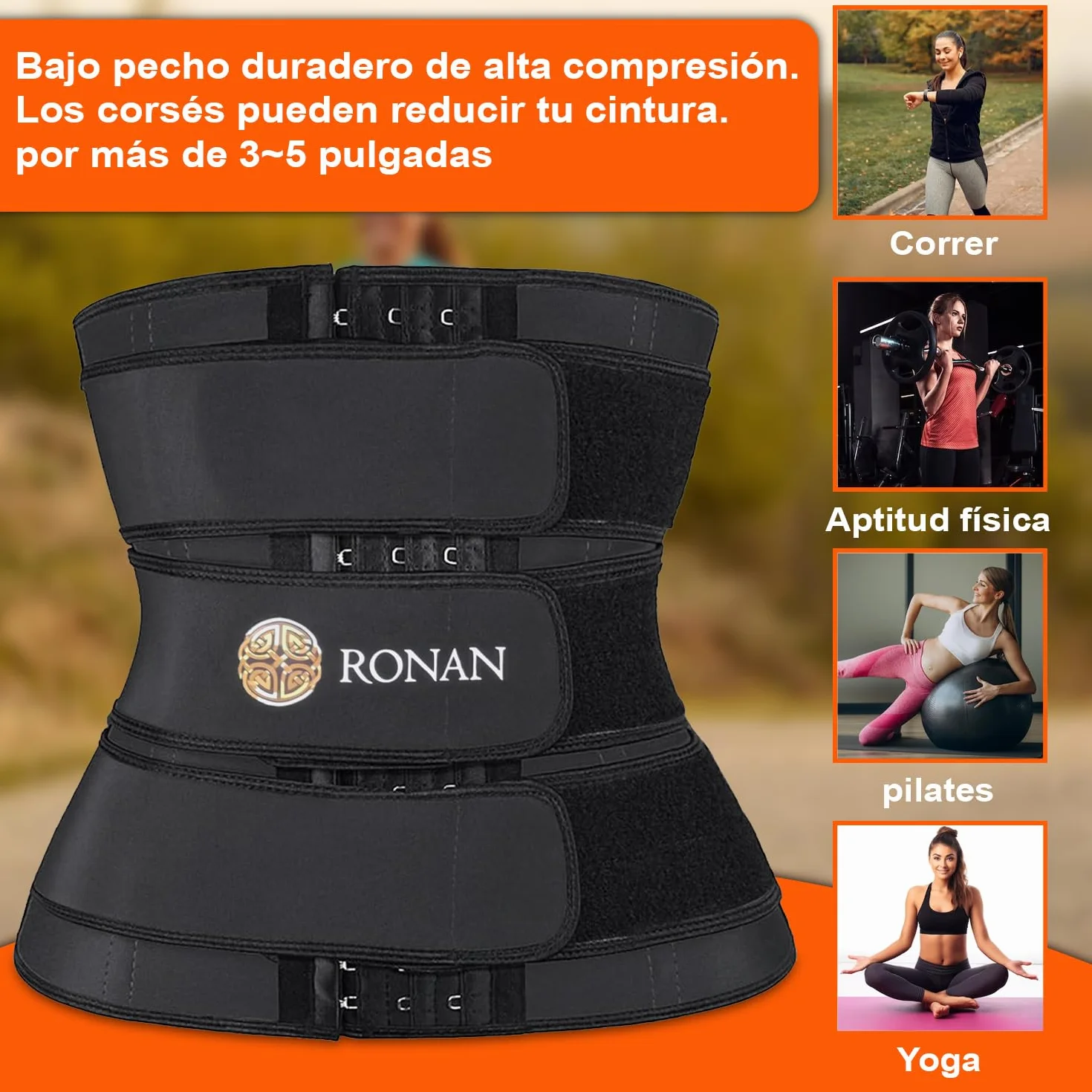 RONAN. - Bielizna modelująca brzuch i talię - Pas biodrowy dla mężczyzn - Pas lędźwiowy damski - Bielizna modelująca brzuch - Bielizna modelująca dla mężczyzn - Bielizna modelująca dla mężczyzn -