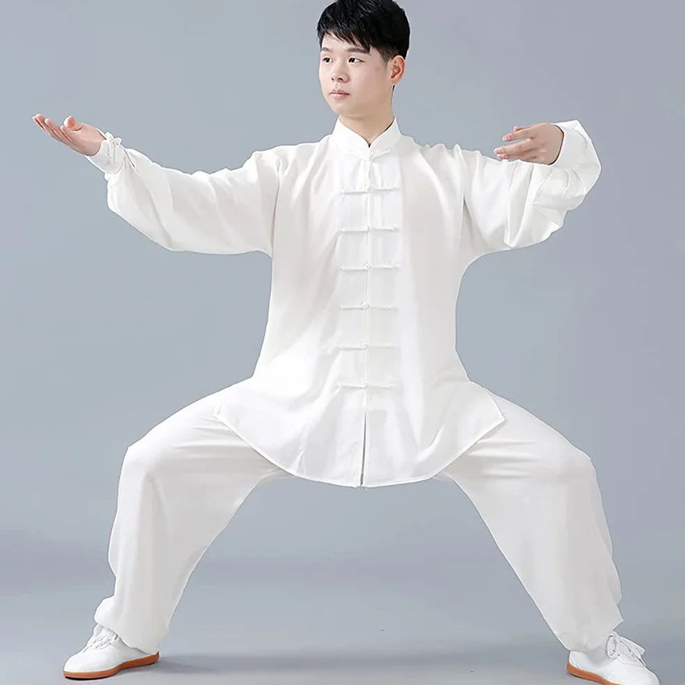 Uniform Kung Fu Tai Chi sztuka walki, strój Wushu, dres treningowy, top i spodnie