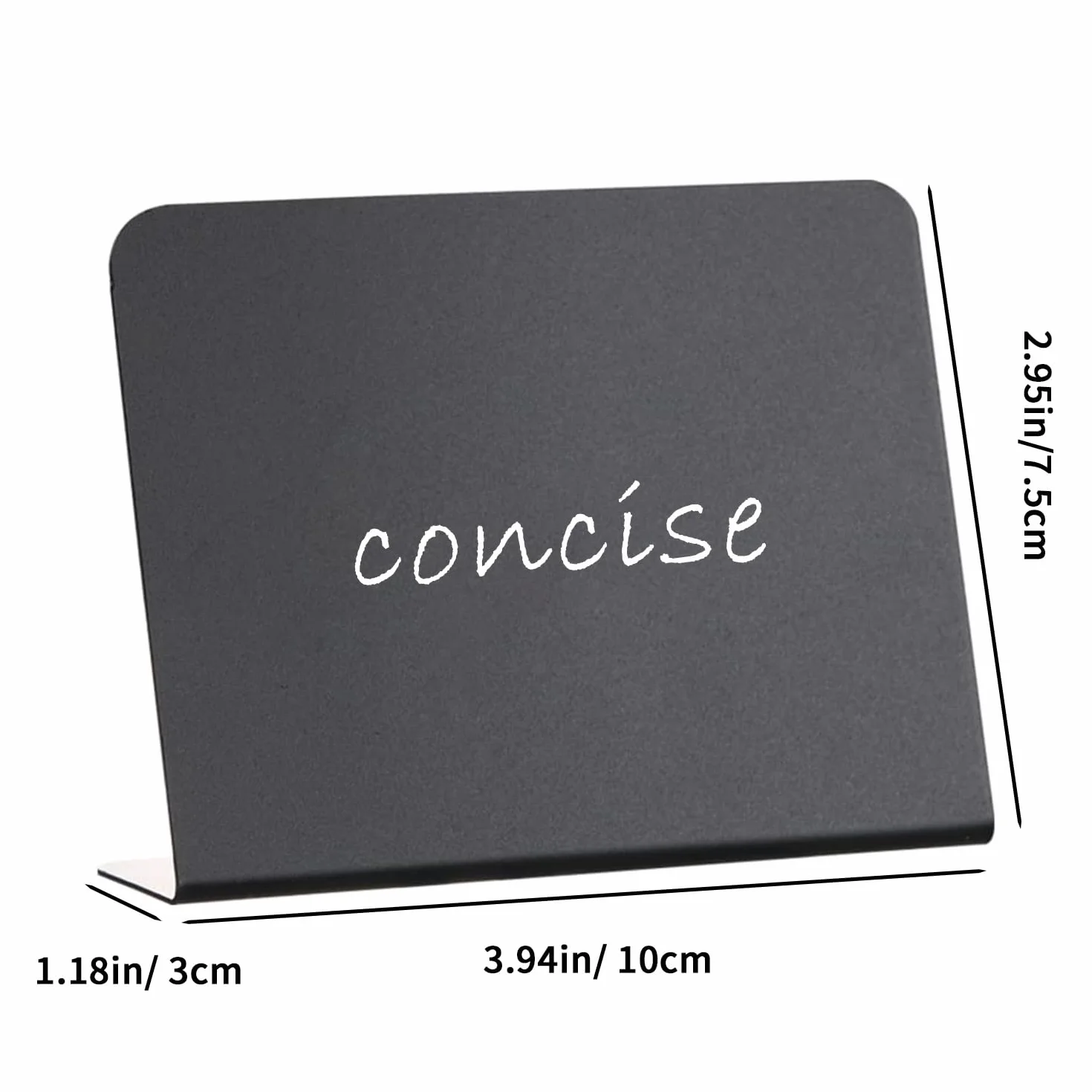 20 x mini tablice na kredę 10 x 7,5 cm – na karty stołowe, bufet i dekoracje (wesele/piekarnia) – tablice do opisywania wielokrotnego użytku