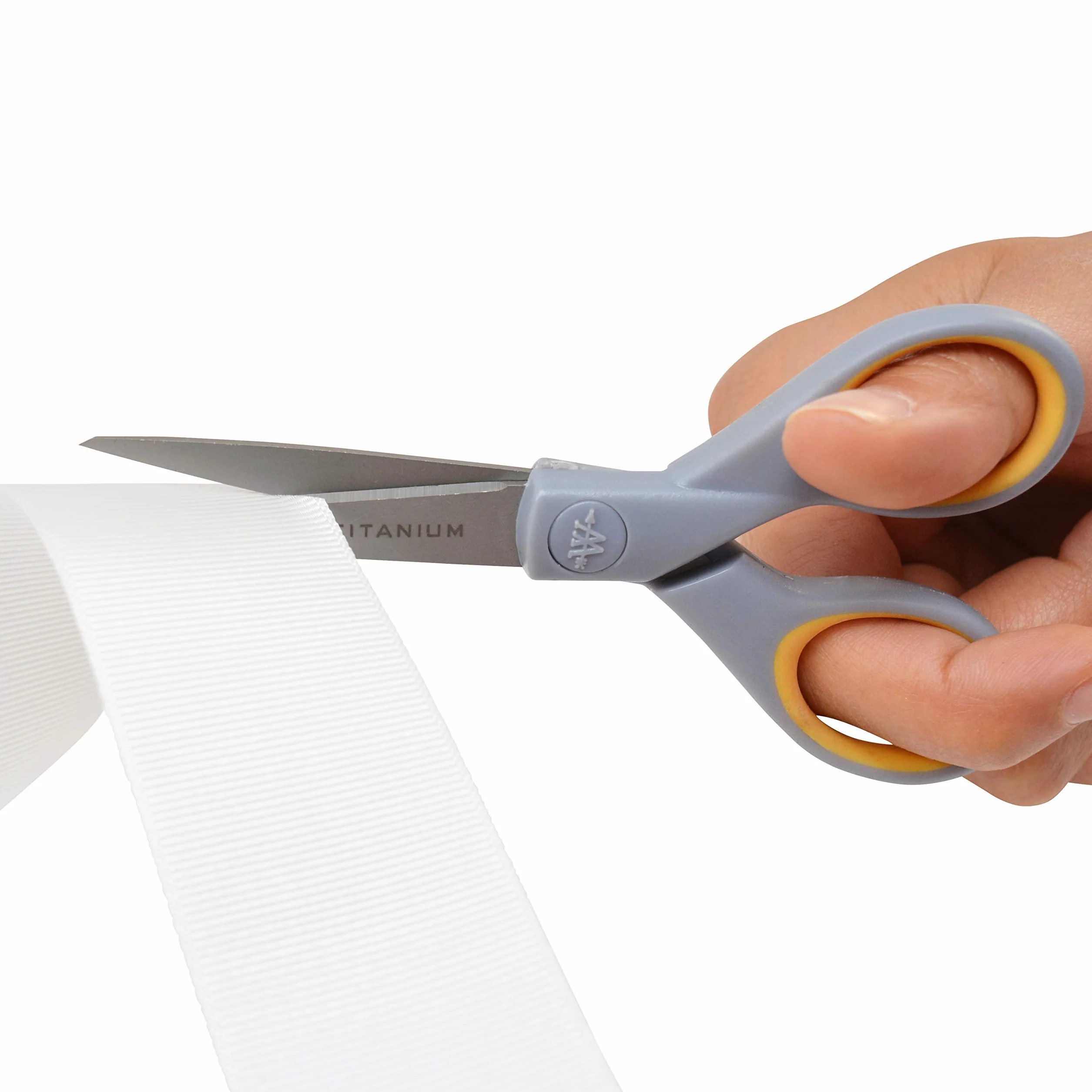 Zestaw 2 nożyczek SUPER Softgrip powlekanych azotkiem tytanu, ze stali nierdzewnej, ostrza powlekane azotkiem tytanu