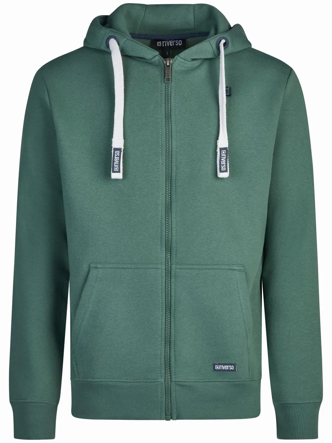 riverso Bluza męska z kapturem, zamek błyskawiczny, Regular Fit, RIVNoah, bluza z kapturem, brązowa, czerwona, niebieska, czarna, zielona, szara, beżowa, S/ M/ L/ XL/ XXL/ 3XL/ 4XL/ 5XL