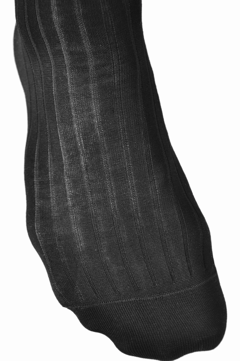 VITSOCKS Podkolanówki Męskie 100% BAWEŁNA Wysokie Skarpetki do Kolan (2 PARY) Eleganckie Prążkowane