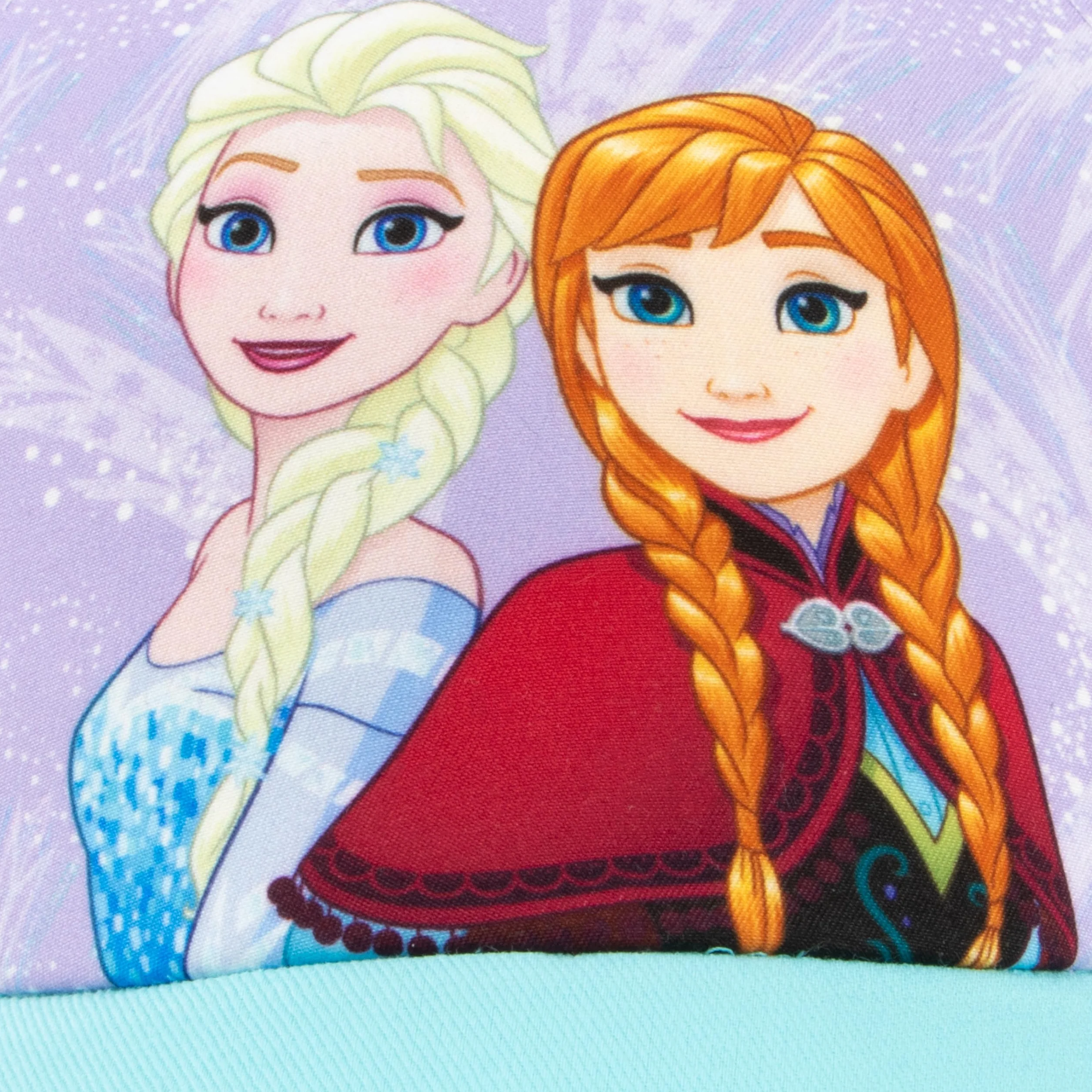 Kapelusz Disney Frozen | Dziewczyńska Czapka Baseballowa | Akcesoria Elsa Dla Dziewczyn | Oficjalny Towar z Filmu Frozen | Fioletowy Rozmiar Uniwersalny