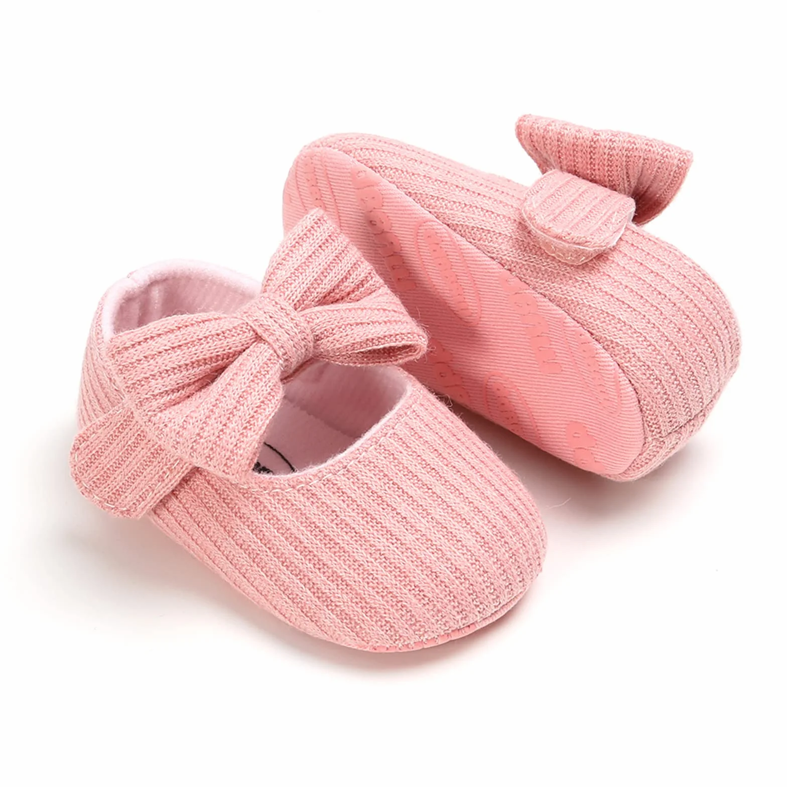 2 szt. Buty dziecięce + pałąk dla dzieci kwiat buty anty zjeżdżalnia miękkie specjalne okazje chrzest na wesele buty, Wysoki, 6-12 mesi