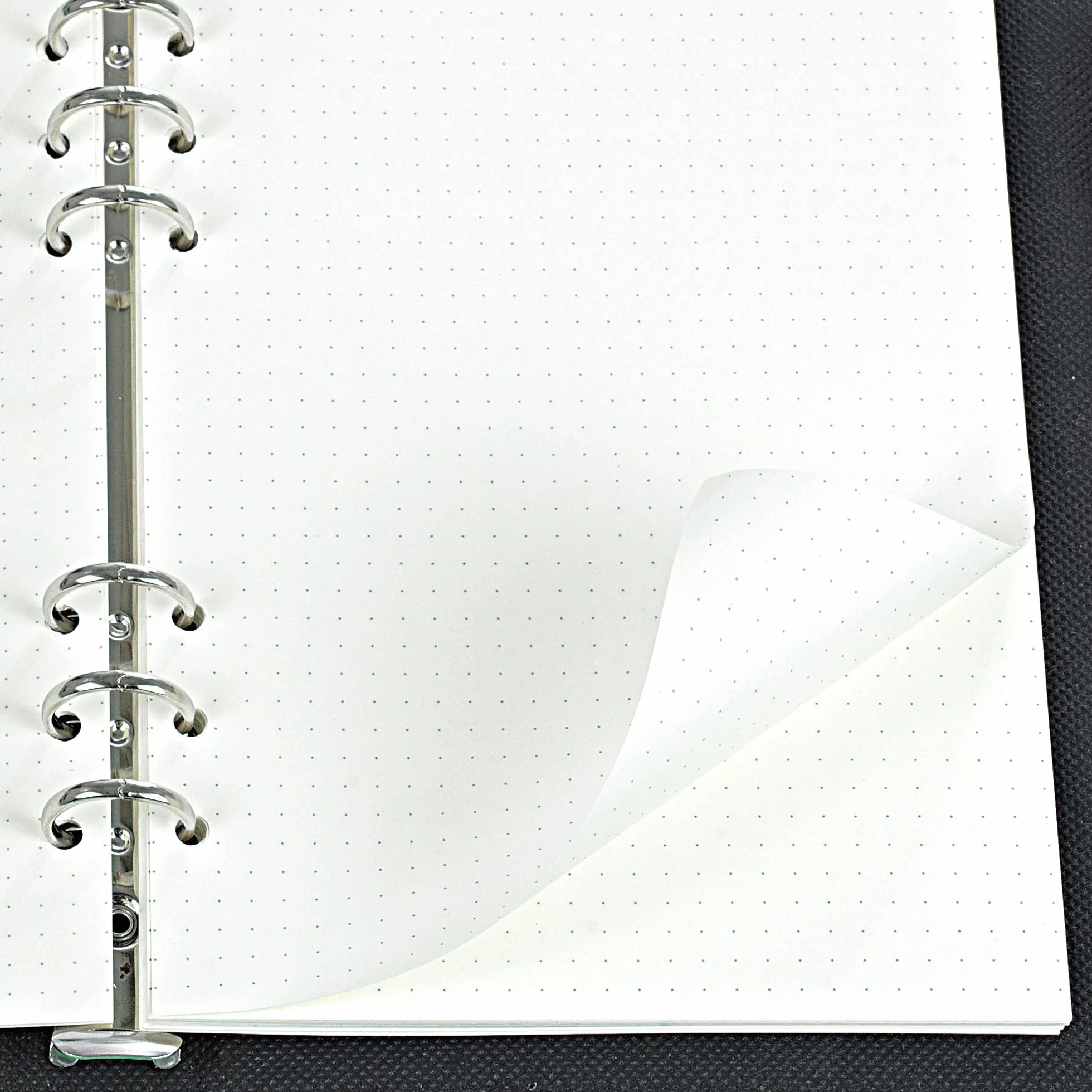 135 Arkuszy Planner Wkłady z Kropkami Papier A5 6 Otworów Spoiwo Siatka Notatnik do Dziennika Filofax Bullet Journals (8,26x5,59 cala)