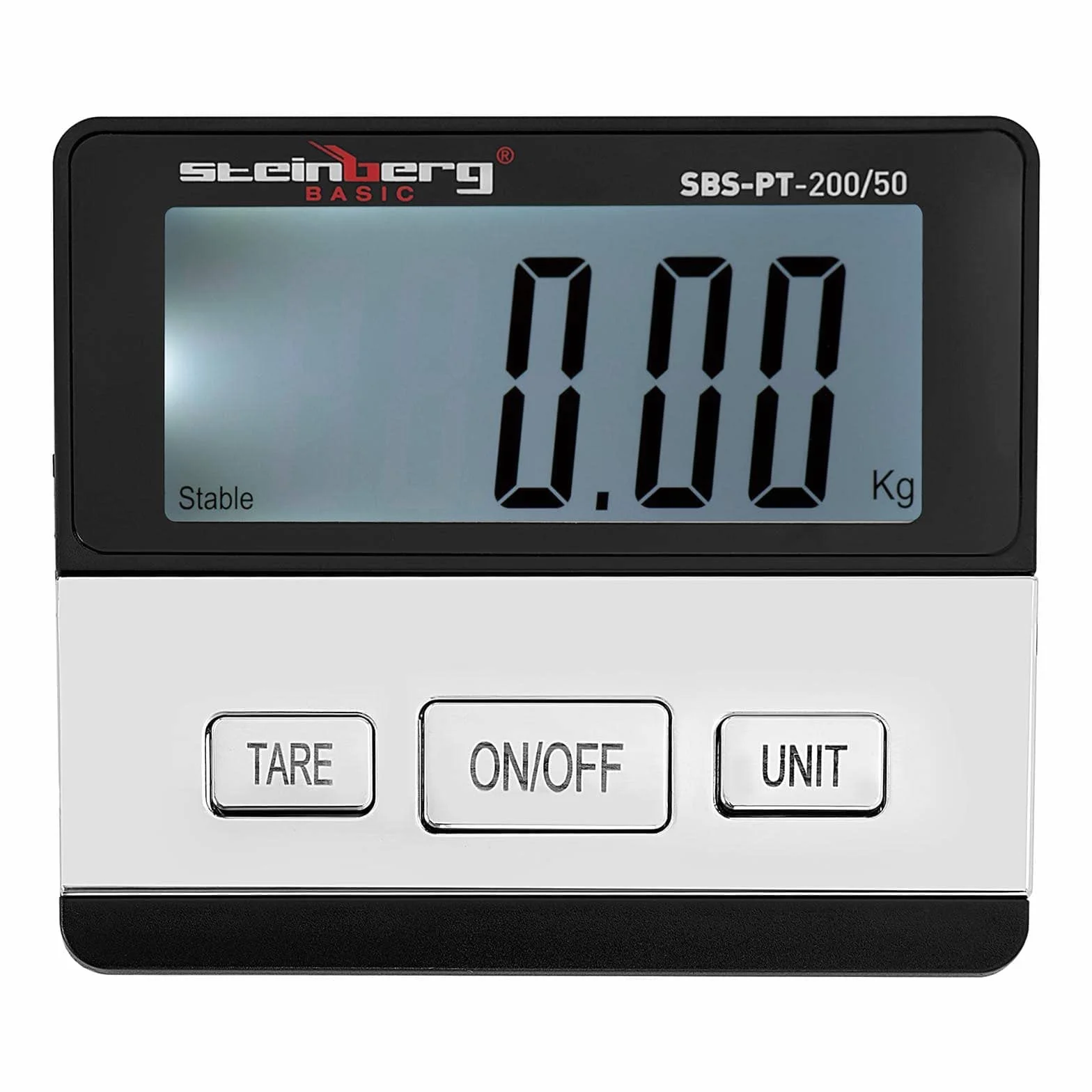 Steinberg System 200 kg / 50 g cyfrowa waga paczek waga platformowa z wyświetlaczem LCD waga cyfrowa 30,0 x 28,5 cm