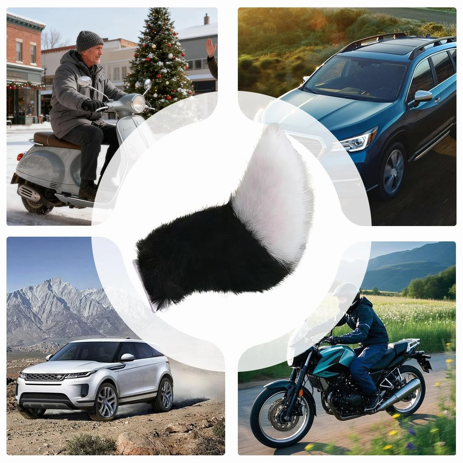 Elektryczny ogon do ruchomego cosplayu, dekoracja zewnętrzna samochodu, kudłaty ogon do motocykla, na codzienne spacery, rowerzysta imprezy sceniczne, karnawał