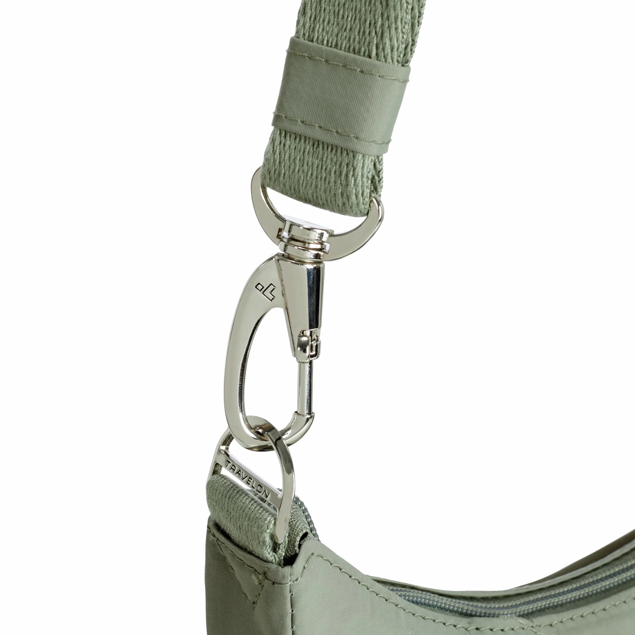 Travelon Unisex Anti-Theft Roam Medium Crossbody, Mech, 8"H(center) x 9.75"H(wing) x 11W x 3"D