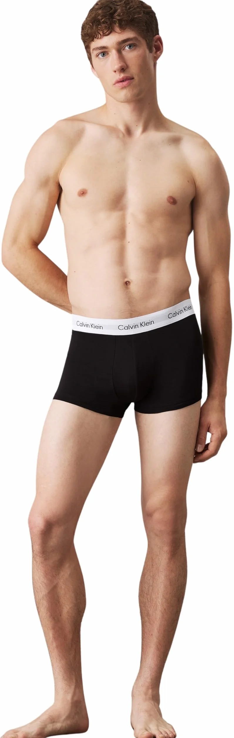 Calvin Klein 3P Low Rise Trunk Bokserki (szorty) Mężczyźni, Czarny, XL