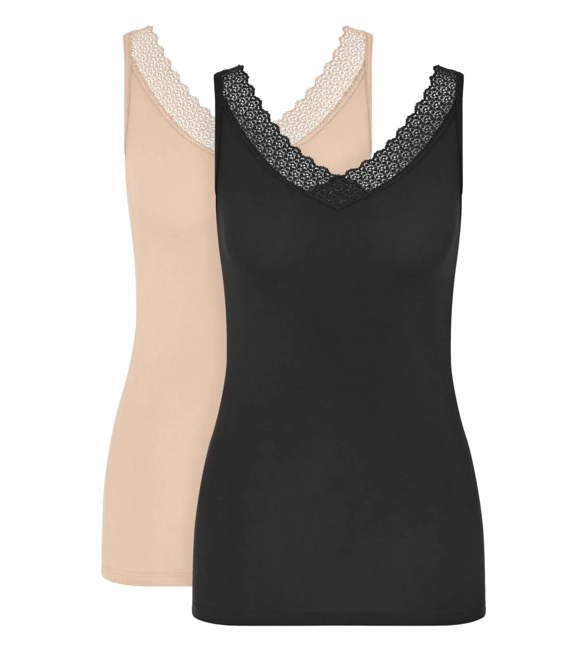 Triumph Feel of Modal Tank Top C2P Black Combination, Black Combination, XL
