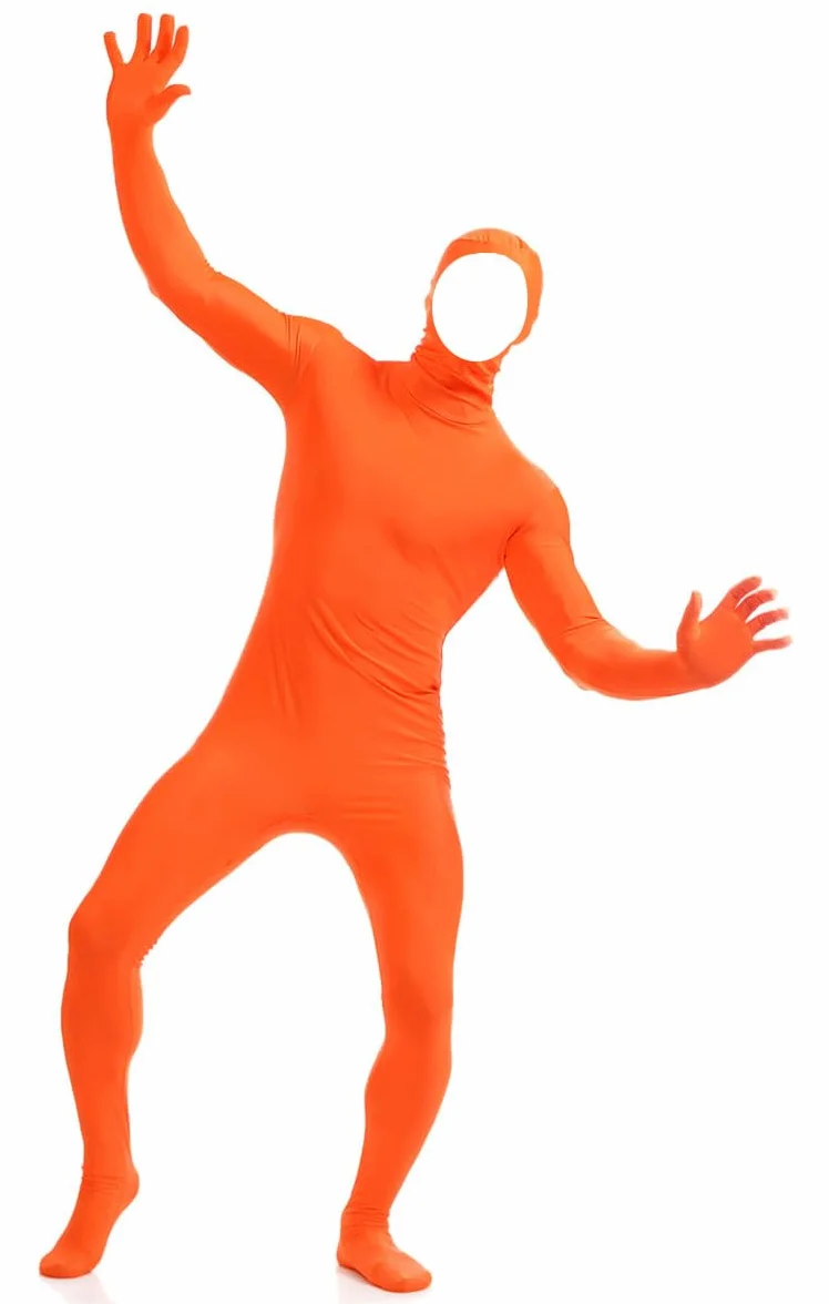 Aniler Kombinezon dla mężczyzn i kobiet, wykonany ze spandexu, z pełnym pokryciem ciała i odkrytą twarzą (Zentai Bodysuit)