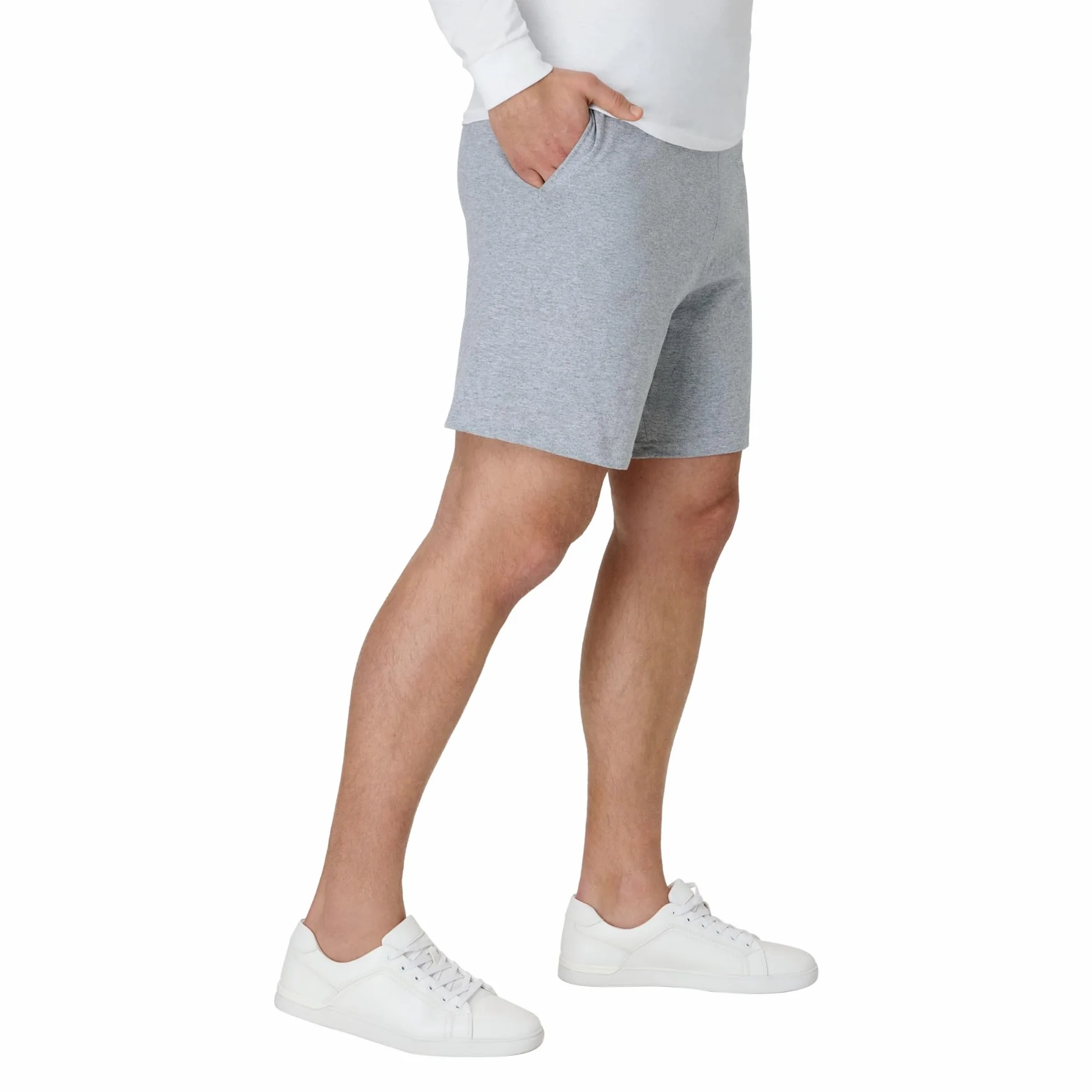 Hanes Jersey Short With Pockets - Nieformalne szorty Mężczyźni