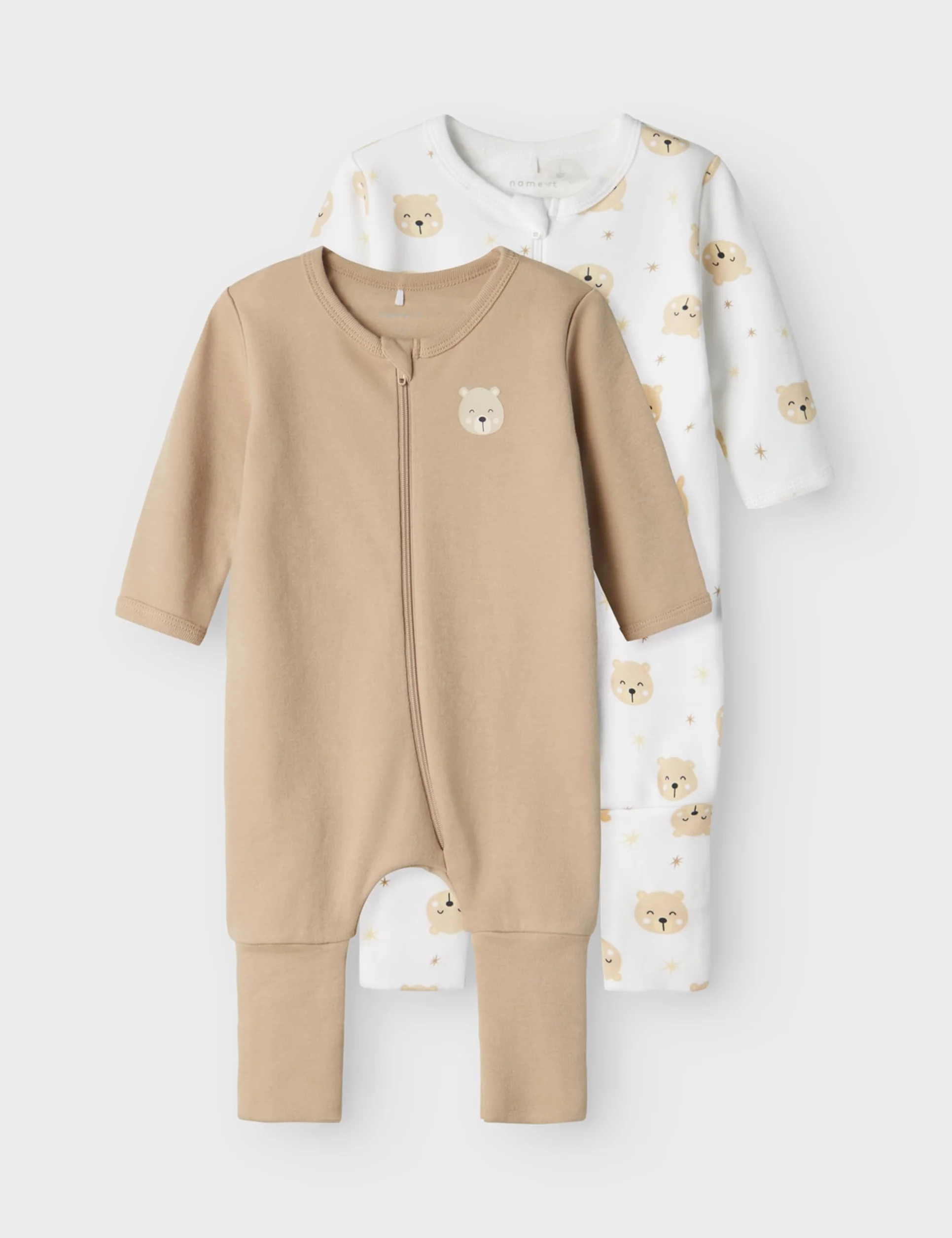 NAME IT Piżama dziecięca, 2 sztuki, Oxford Tan., 68