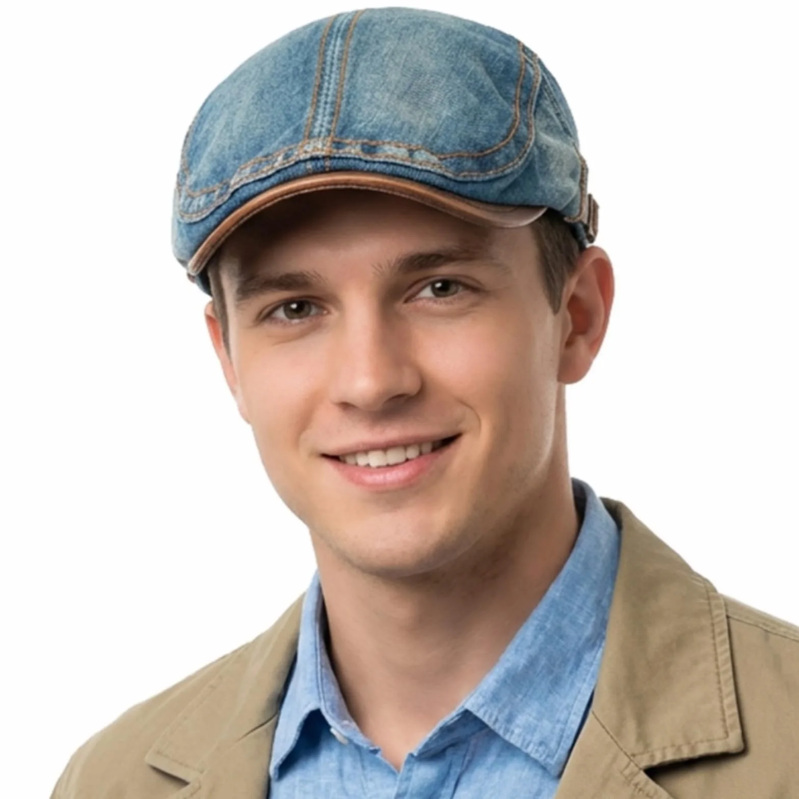 Unisex Denim Flatcap męska czapka z daszkiem czapka beret czapka z daszkiem damska czapka beret regulowana czapka rekreacyjna czapka beret czapka beret