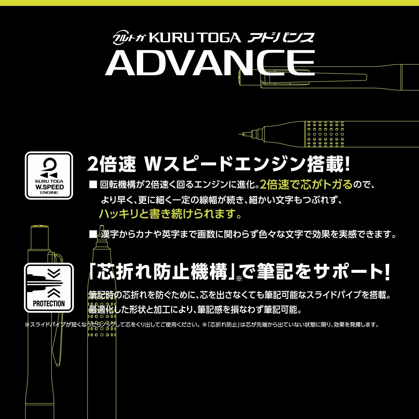 Uni Kurutoga Advance Upgrade Model 0,5 mm ołówek mechaniczny, granatowy korpus (M510301P.9)