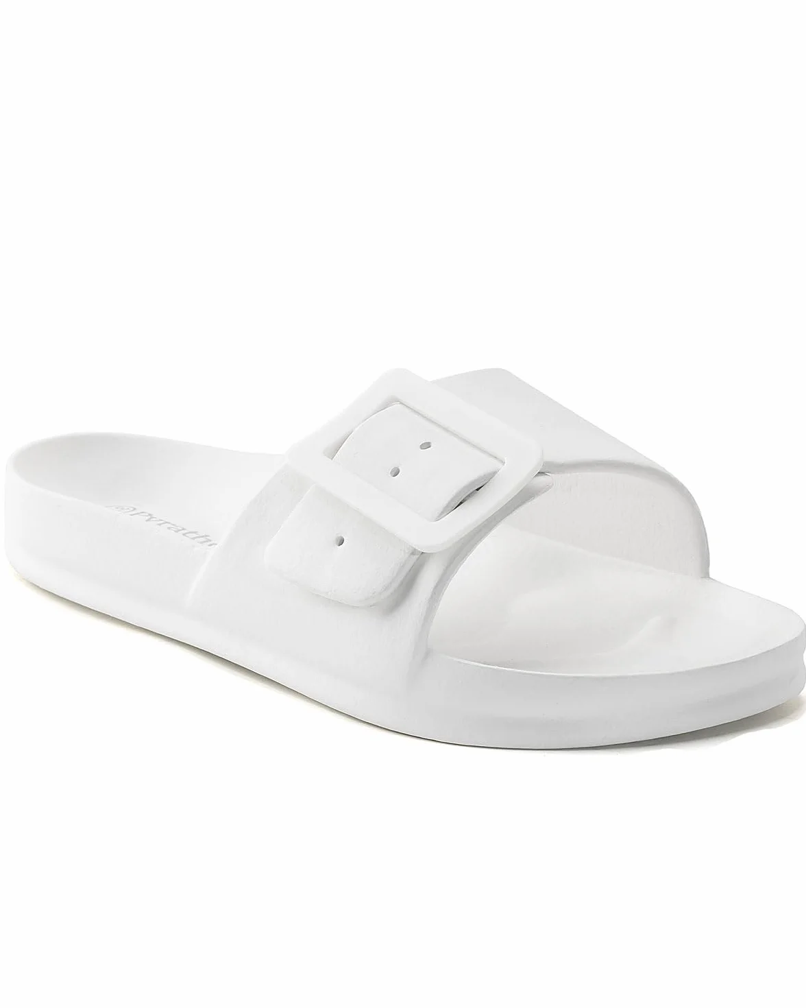 Kobiety Sliders Lekkie regulowane basen Flip Flops Sandały Slides,39EU,Biały
