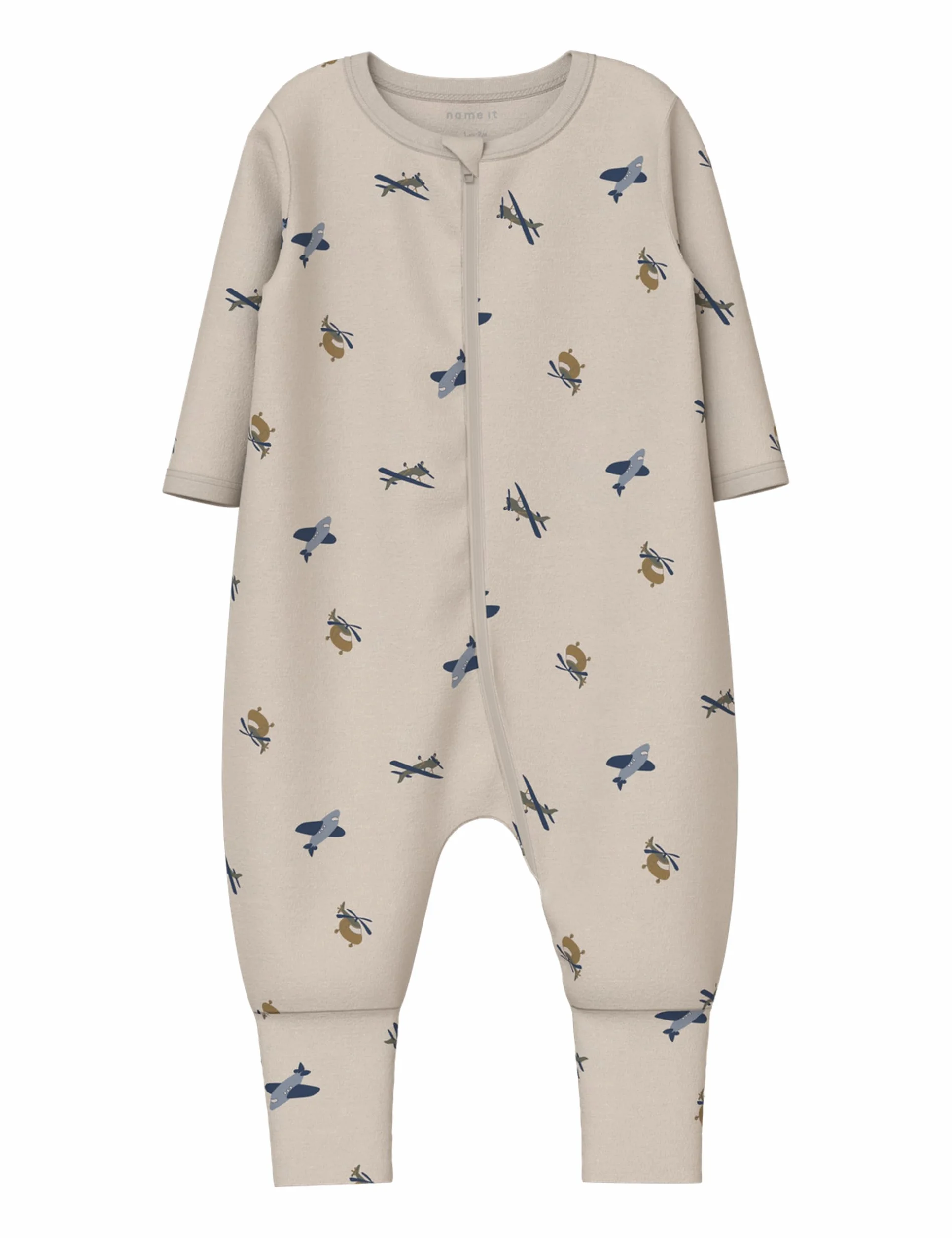 NAME IT Nbmnightsuit męski kombinezon Zip Ff Airplane Noos, peyote, 104