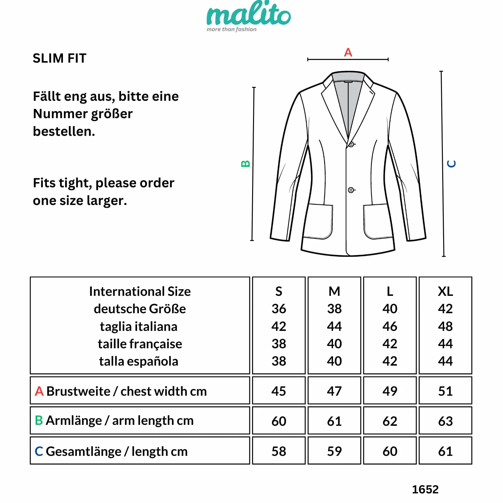 Malito Damska marynarka w stylu spranym, marynarka w stylu basic, krótka kurtka z guzikami, kurtka - kurtka - Blouson 1652