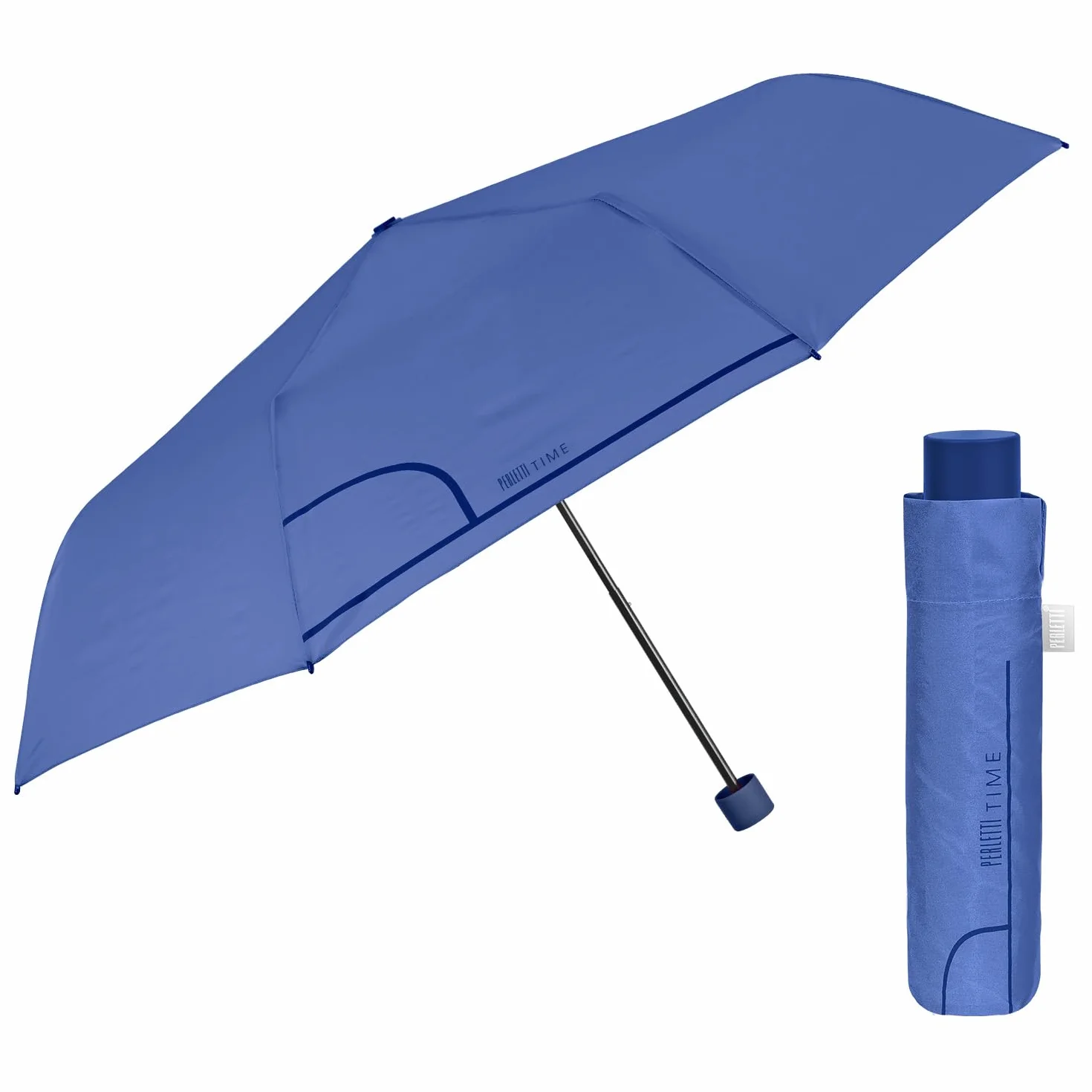 Mała Parasolka Damska Składana Wiatroodporna - Kompaktowa Kolorowy z Manualny System Otwierania Dziewczynka - Mini Parasol Podróżny Włókna Szklanego - Średnica 97 cm - Perletti