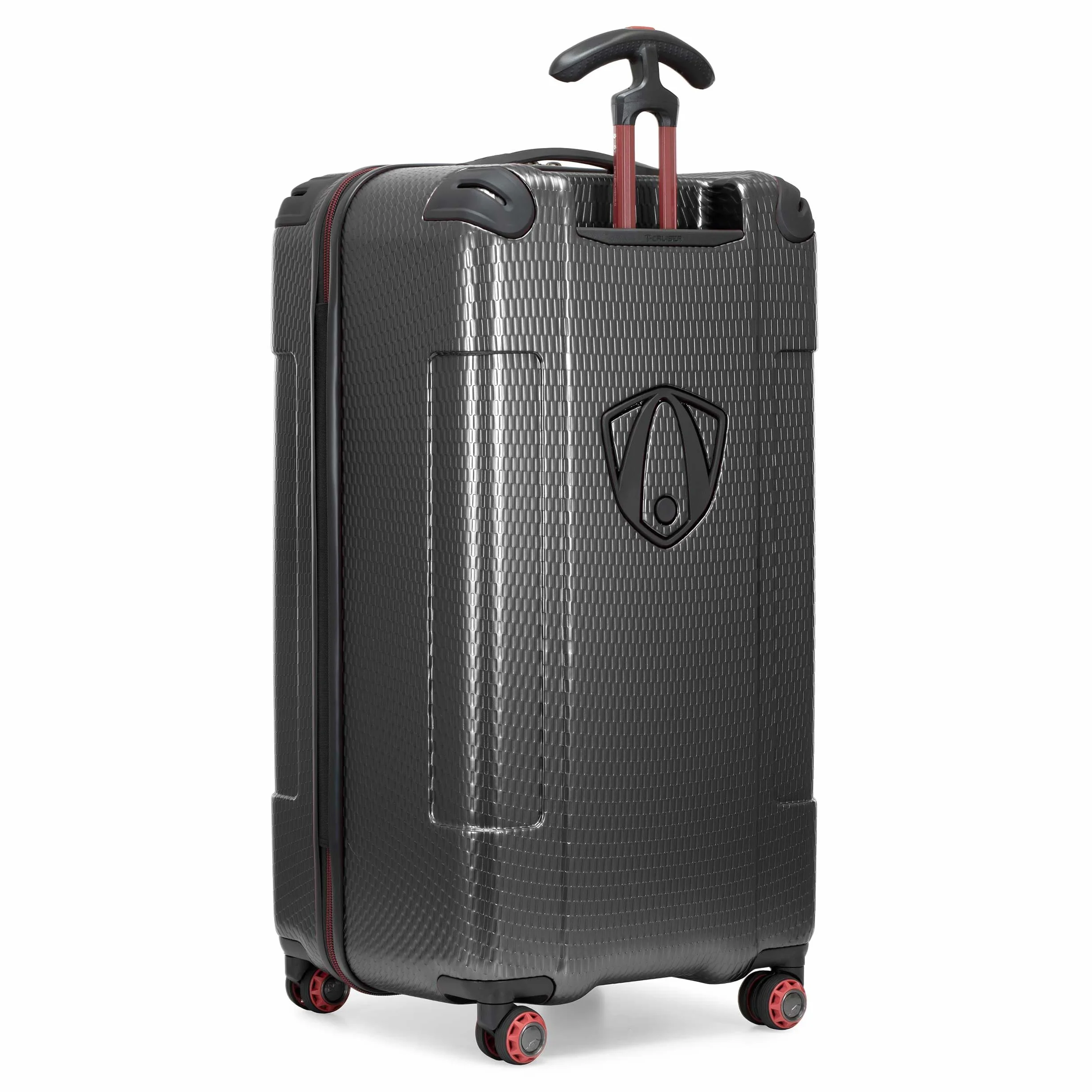 Traveler's Choice Maxporter II twarda walizka bagażowa z poliwęglanu z kołami obrotowymi, Szary, 30" Trunk Luggage