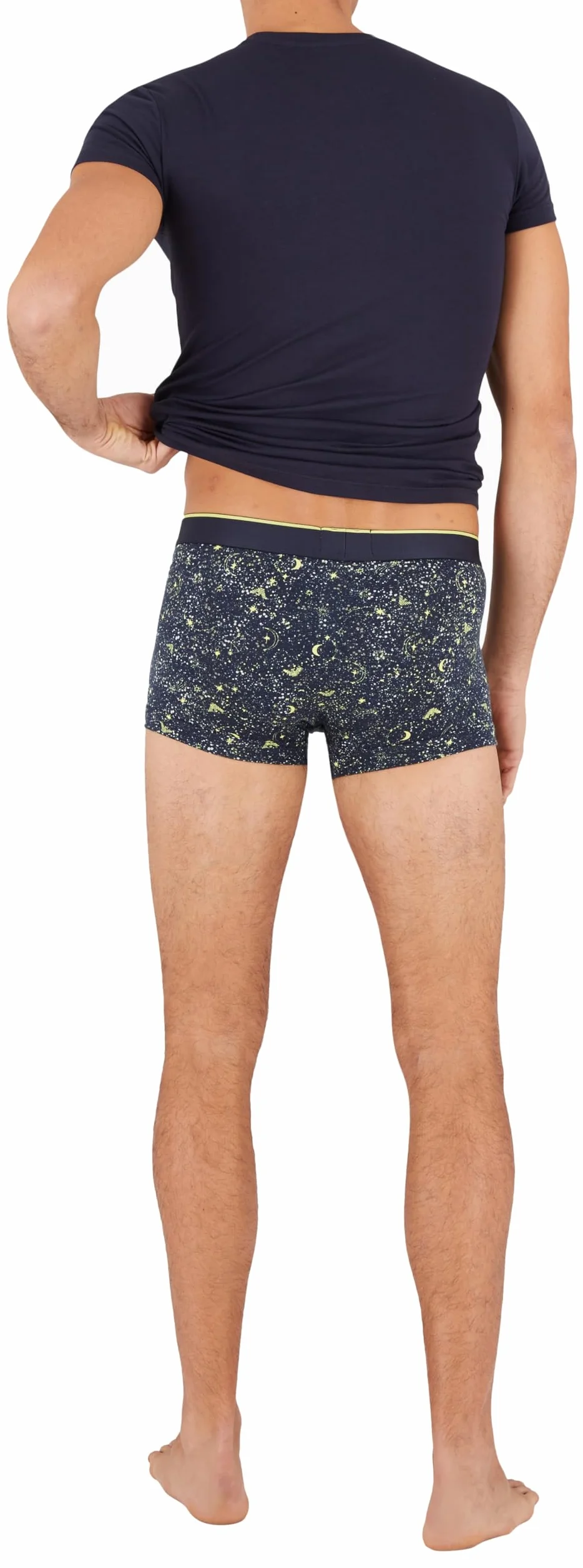 Emporio Armani Trunks Mężczyźni Christmas Stretch Cotton Crew Neck T-shirty + Trunk