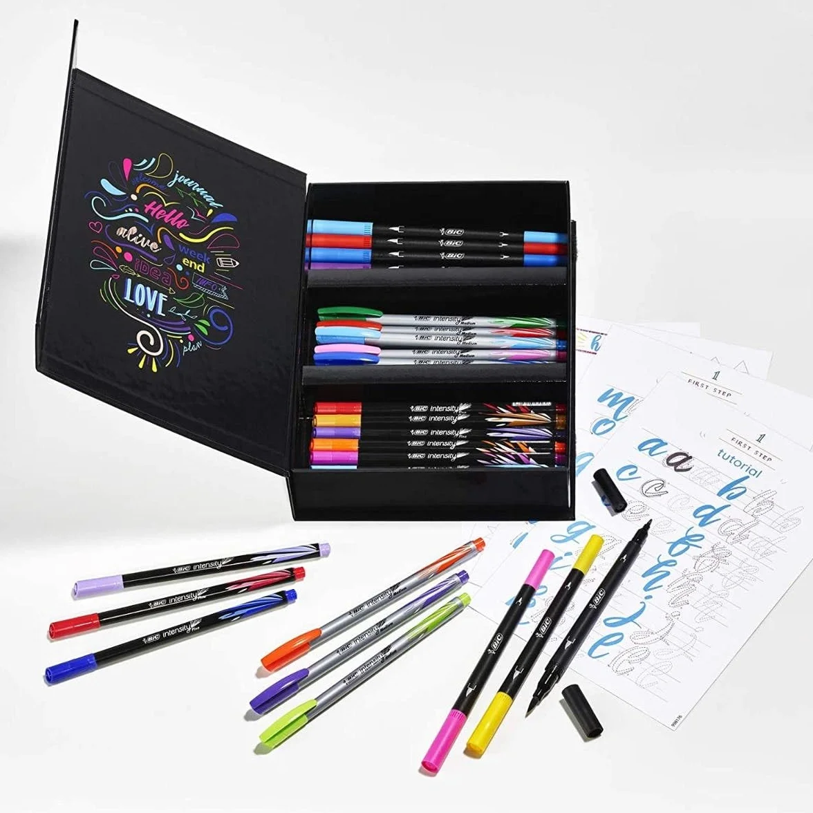 BIC Intensity My Hand Lettering Set Pudełko 44szt