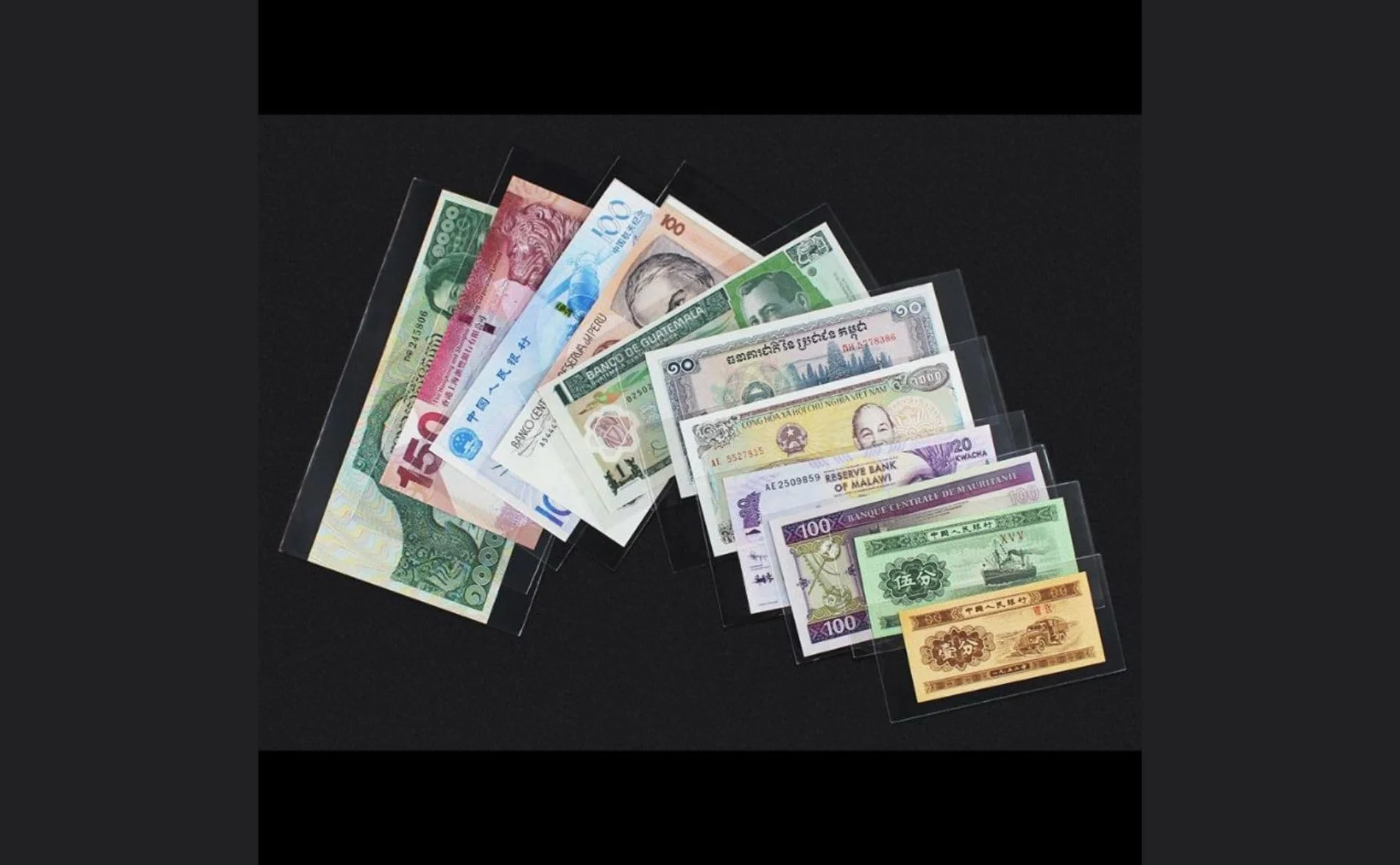 50 sztuk Rozmiar 9 Profesjonalne Ochronne Koszulki Plastikowe na Banknoty, Ochrona Pieniędzy Papierowych, Woreczki OPP do Kolekcjonowania Monet i Akcesoriów