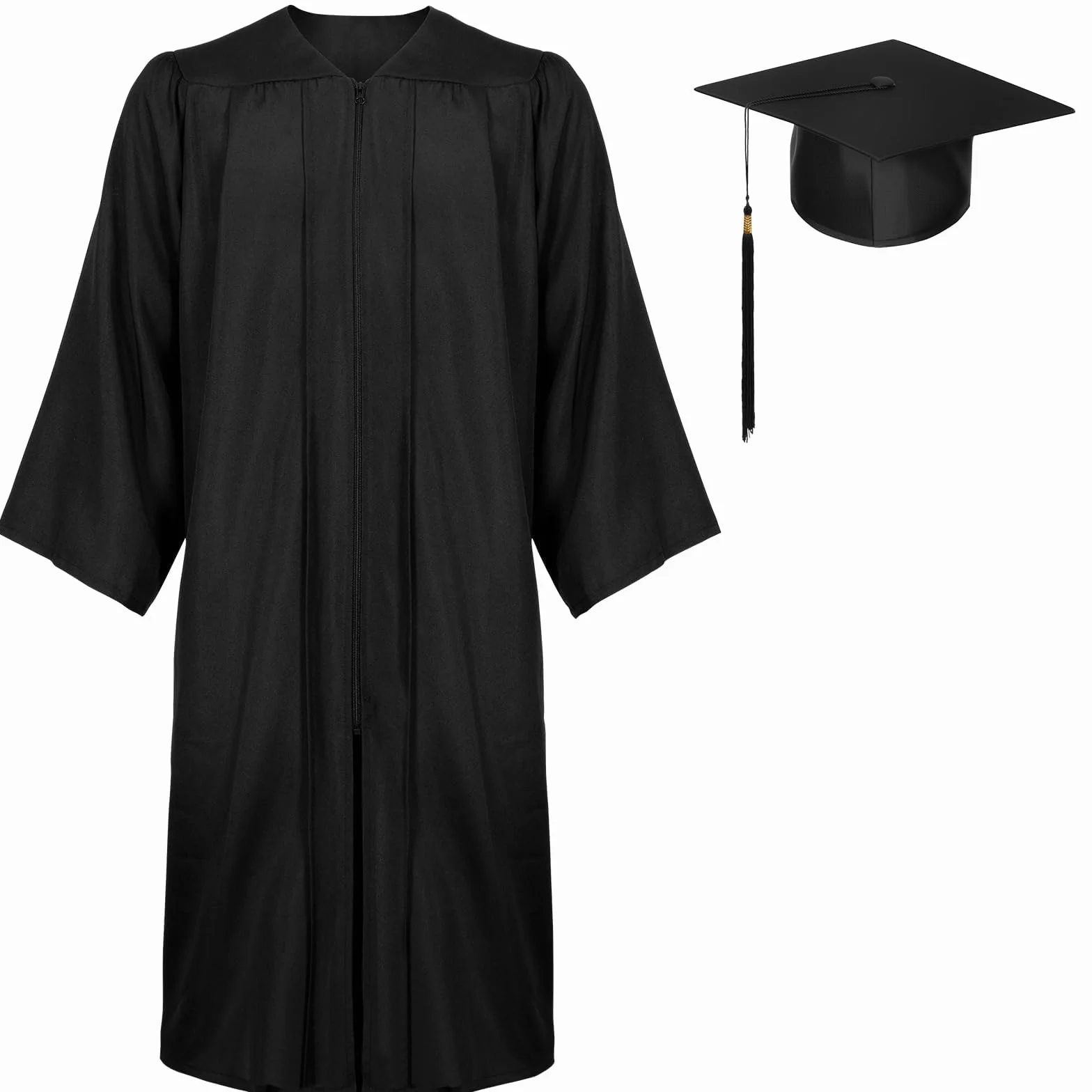 AUYAO Graduation Togi, Kostium Graduation Dorosły, z podziałką i togą, zestaw dla dorosłych unisex dla dorosłych
