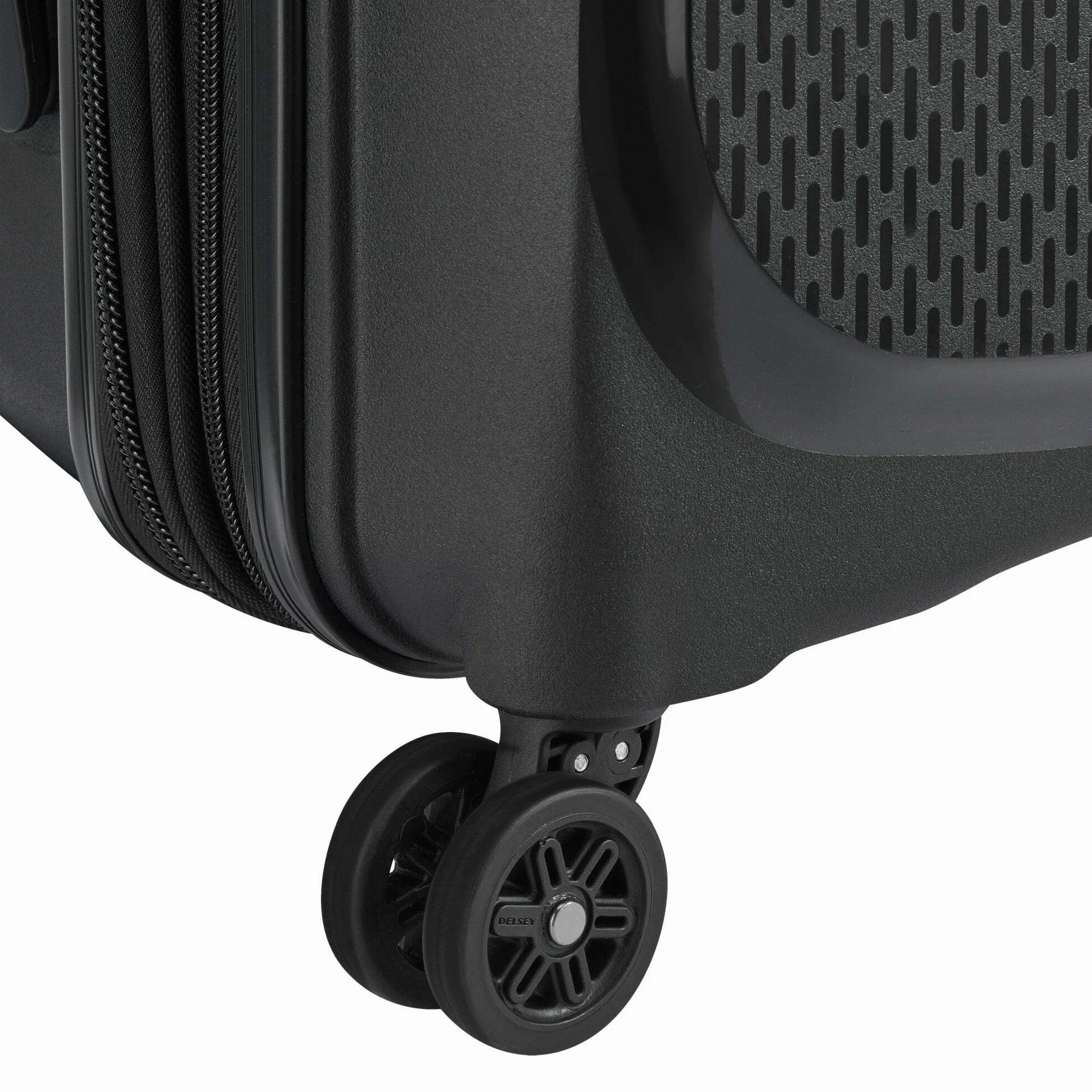 DELSEY PARIS Belmont Plus, walizka dla dorosłych, materiał z recyklingu, czarne, L Extensible (76 cm) Materiale Riciclato, rozciągliwy
