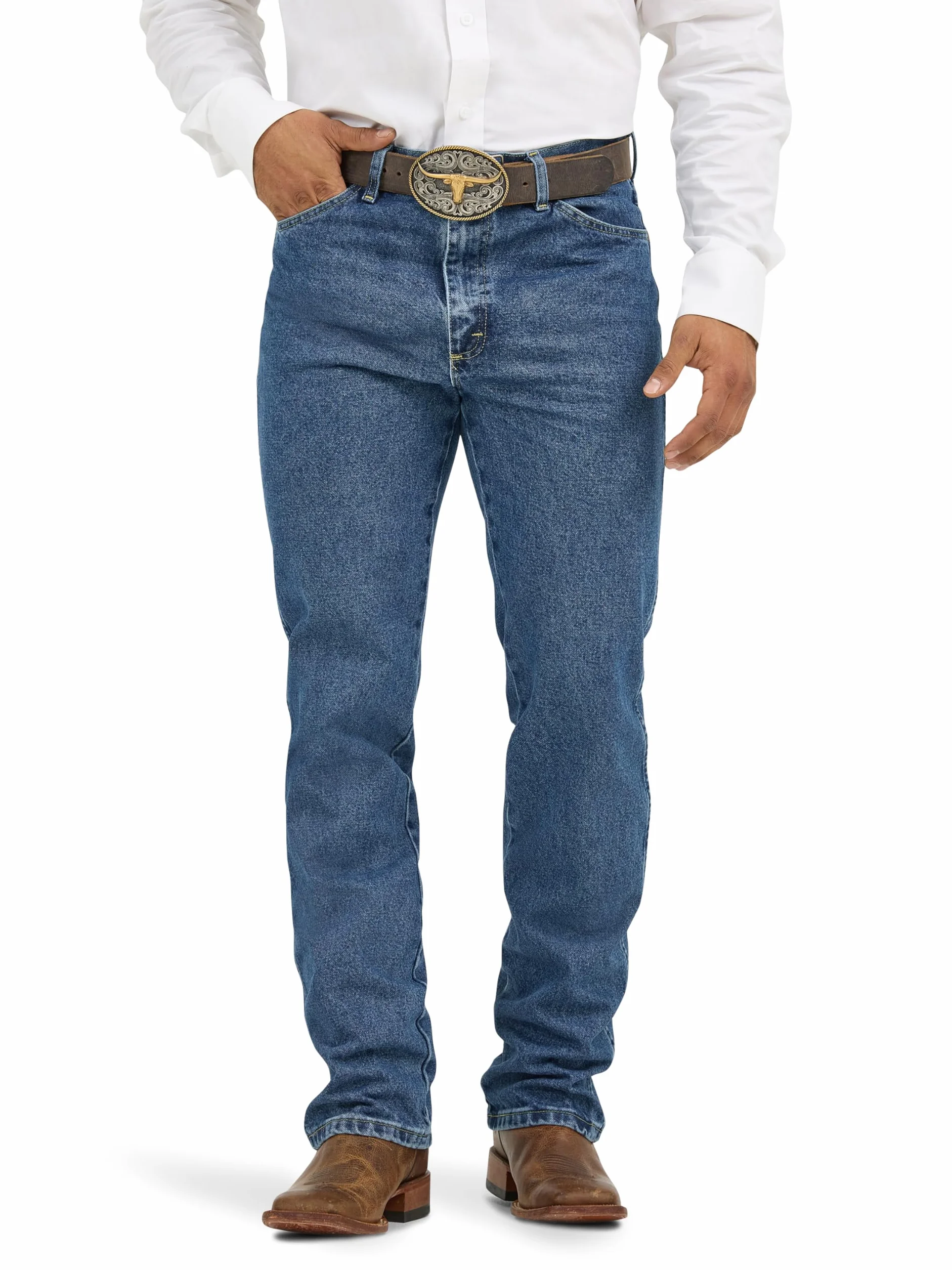Wrangler Big & Tall George Strait Cowboy Cut Regular Fit Jean - Dżins Mężczyźni