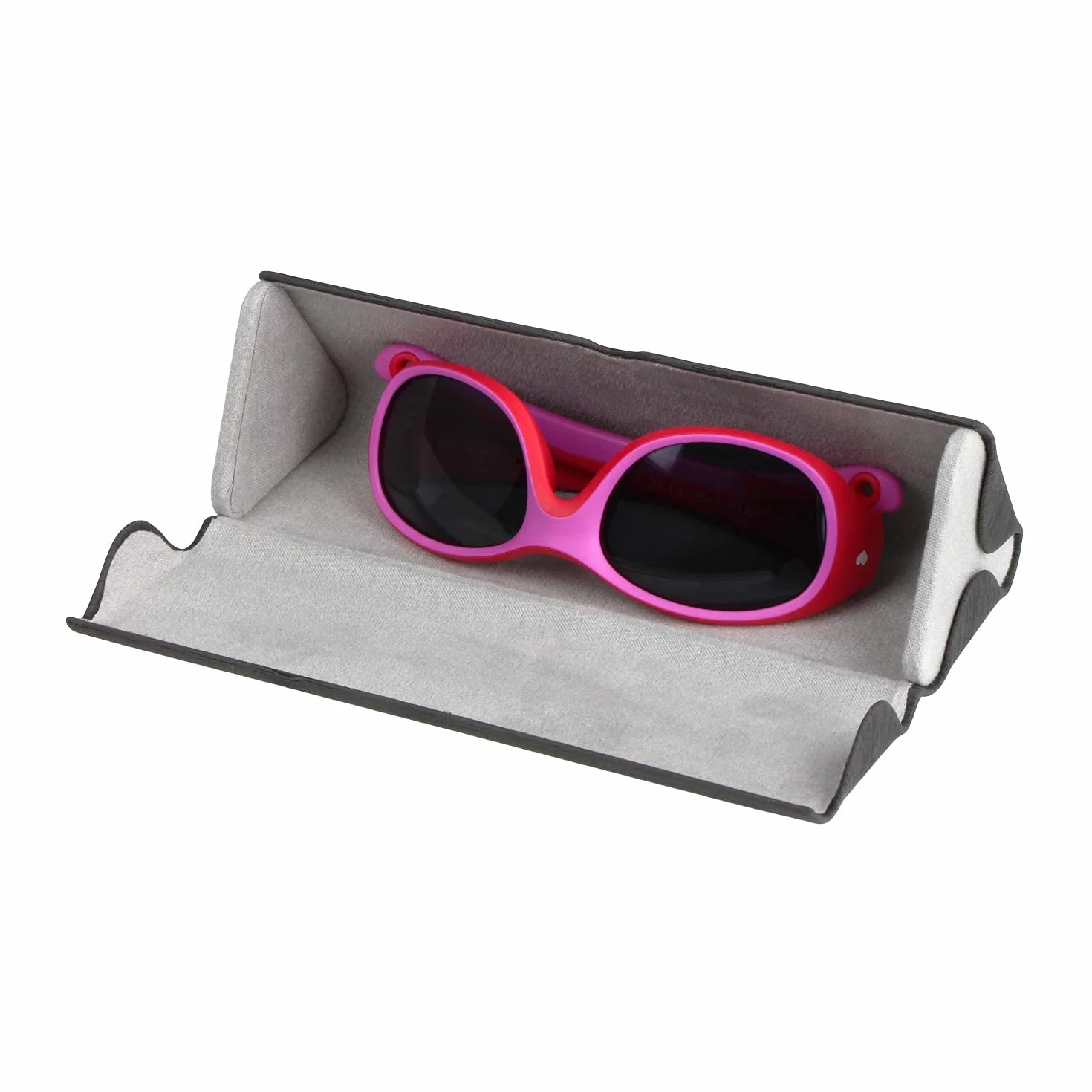 ActiveSol Etui na okulary "Shadow Box" | twarda obudowa na okulary i okulary przeciwsłoneczne | różne rozmiary dla dzieci i dorosłych | miękki materiał | kolory: żółty, szary i czarny