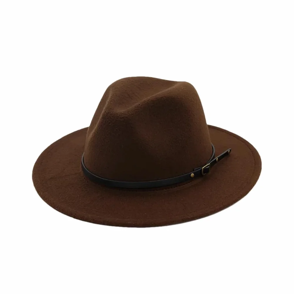 Dninmim Kapelusz Fedora dla kobiet i mężczyzn, filcowe kapelusze dla kobiet, na imprezę, wesele, występ, kapelusze