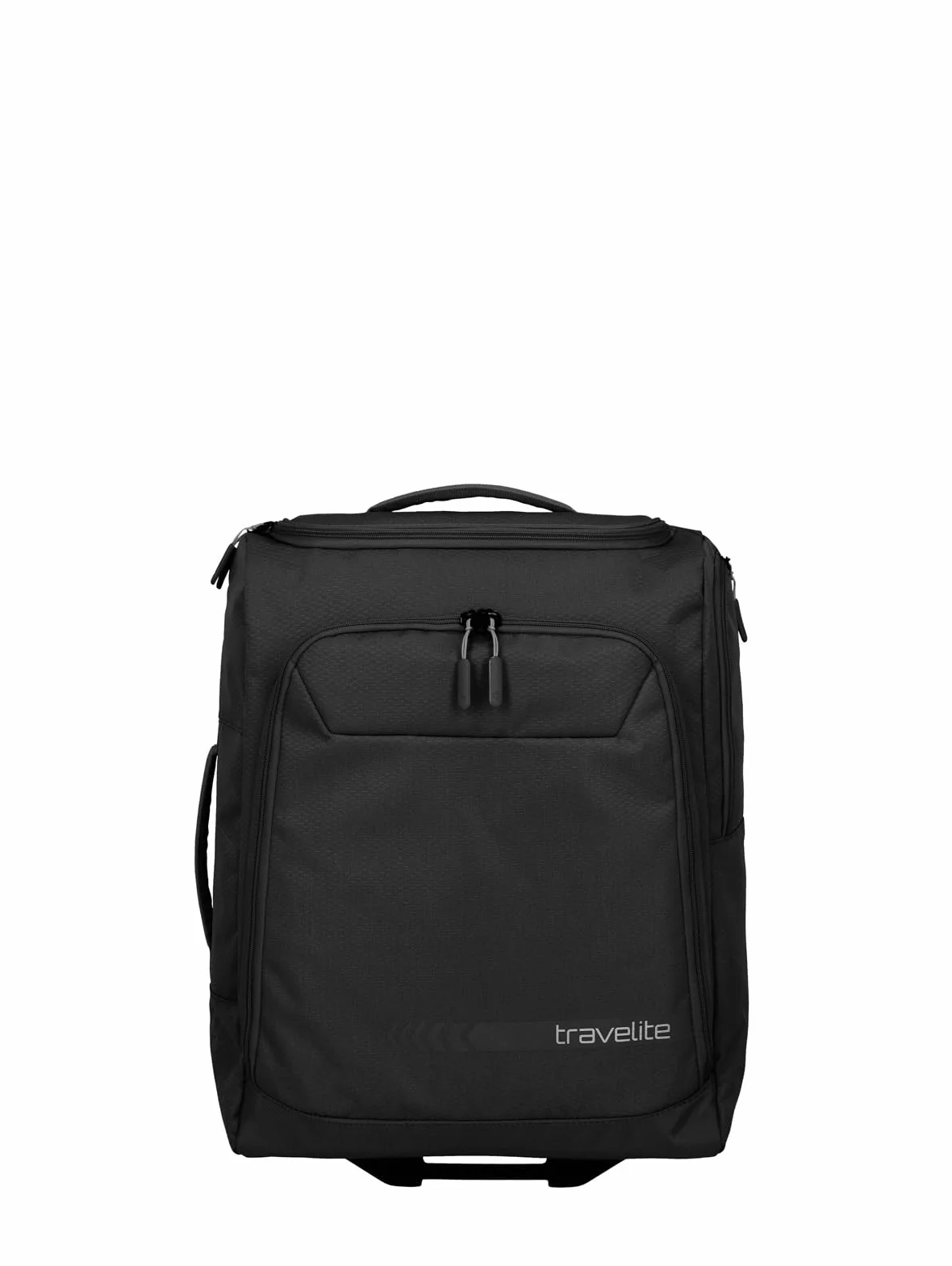 Travelite Torba podróżna na kółkach, duża, czarny, Trolley Reisetasche S (55 cm), torba podróżna na kółkach