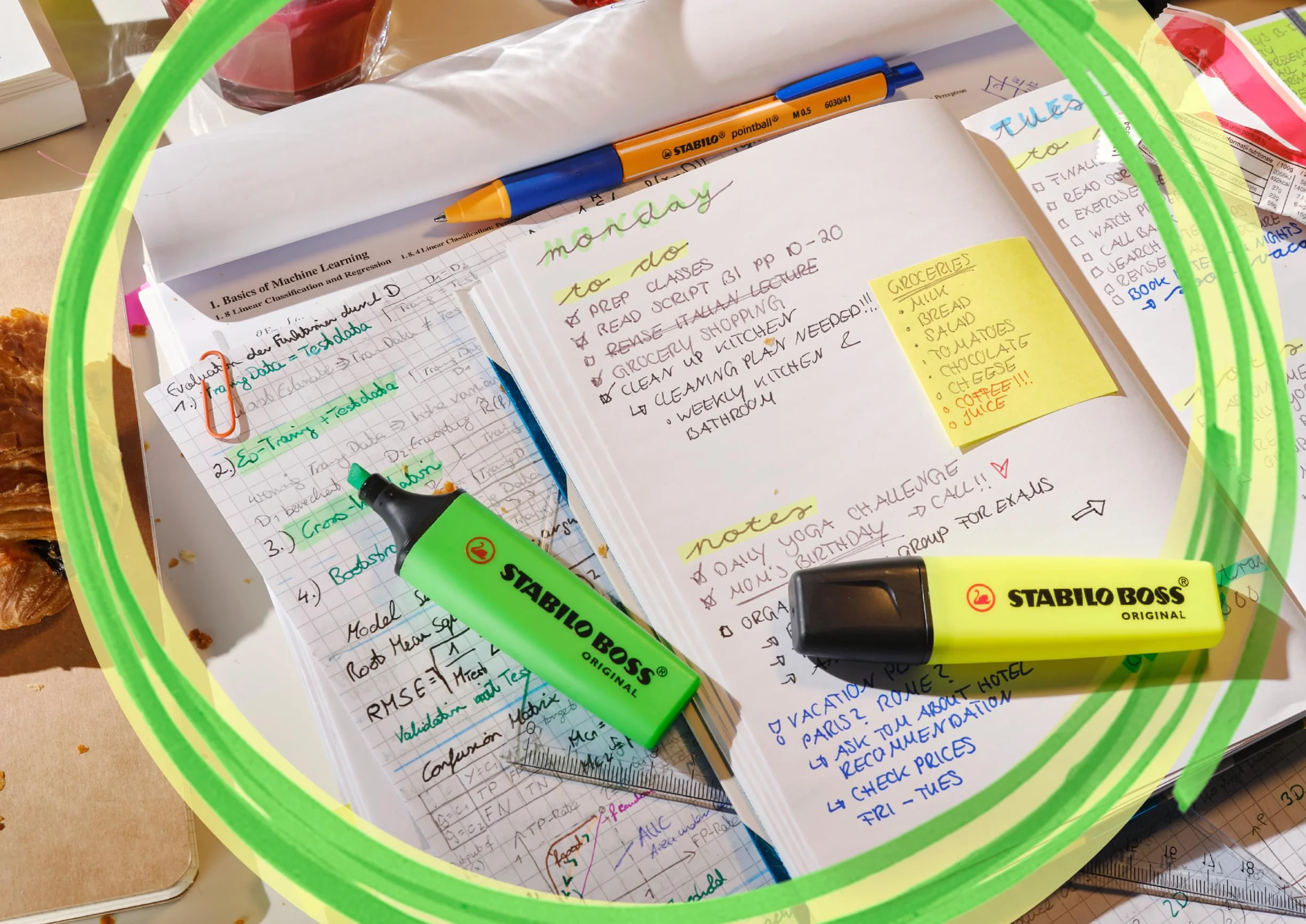 Zakreślacz - STABILO BOSS ORIGINAL etui 4 szt. - kolor: żółty