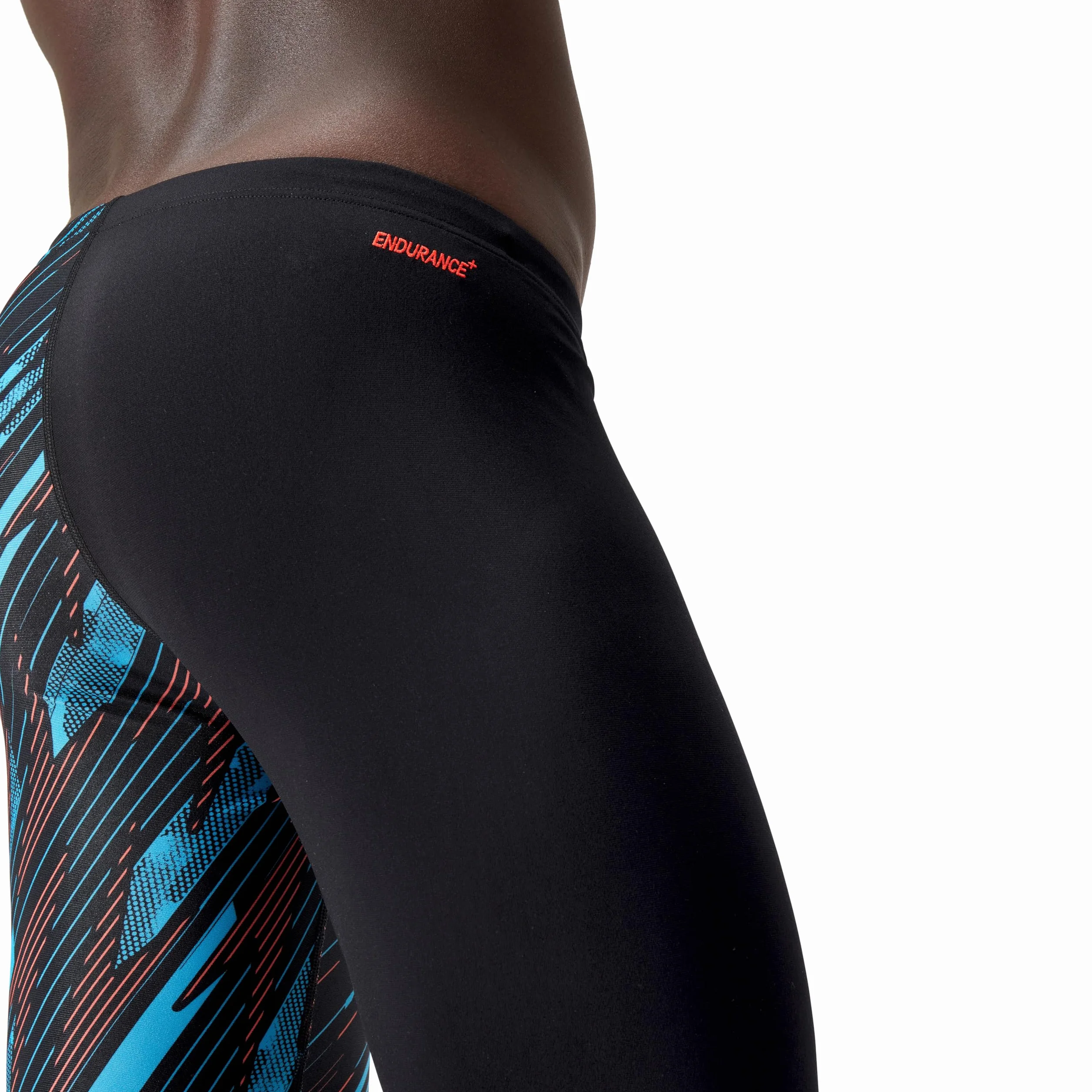 Speedo Jammer Hyperboom V-Cut dla mężczyzn, szybkoschnący, trening, fitness, odporny na działanie chloru (1 szt.)