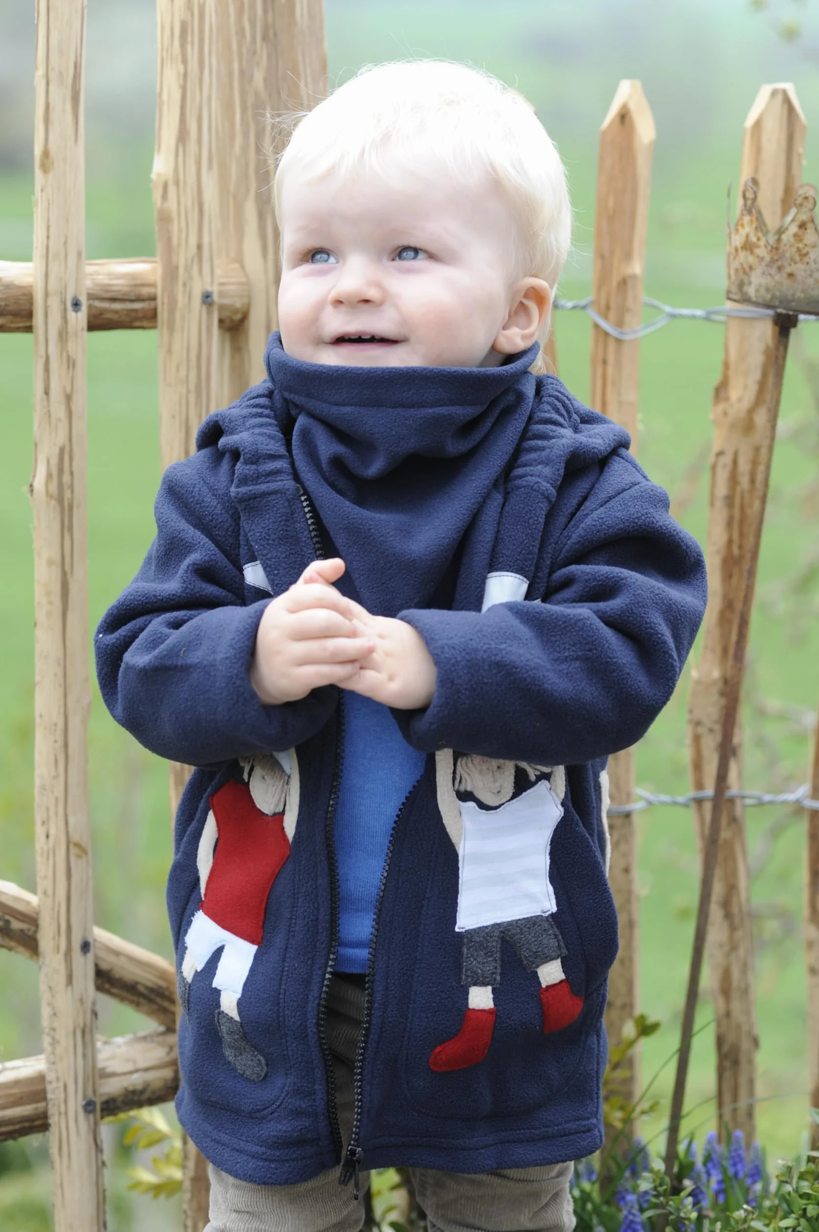 Playshoes Dzieci Uniseks Fleece Szalik, Niebieski