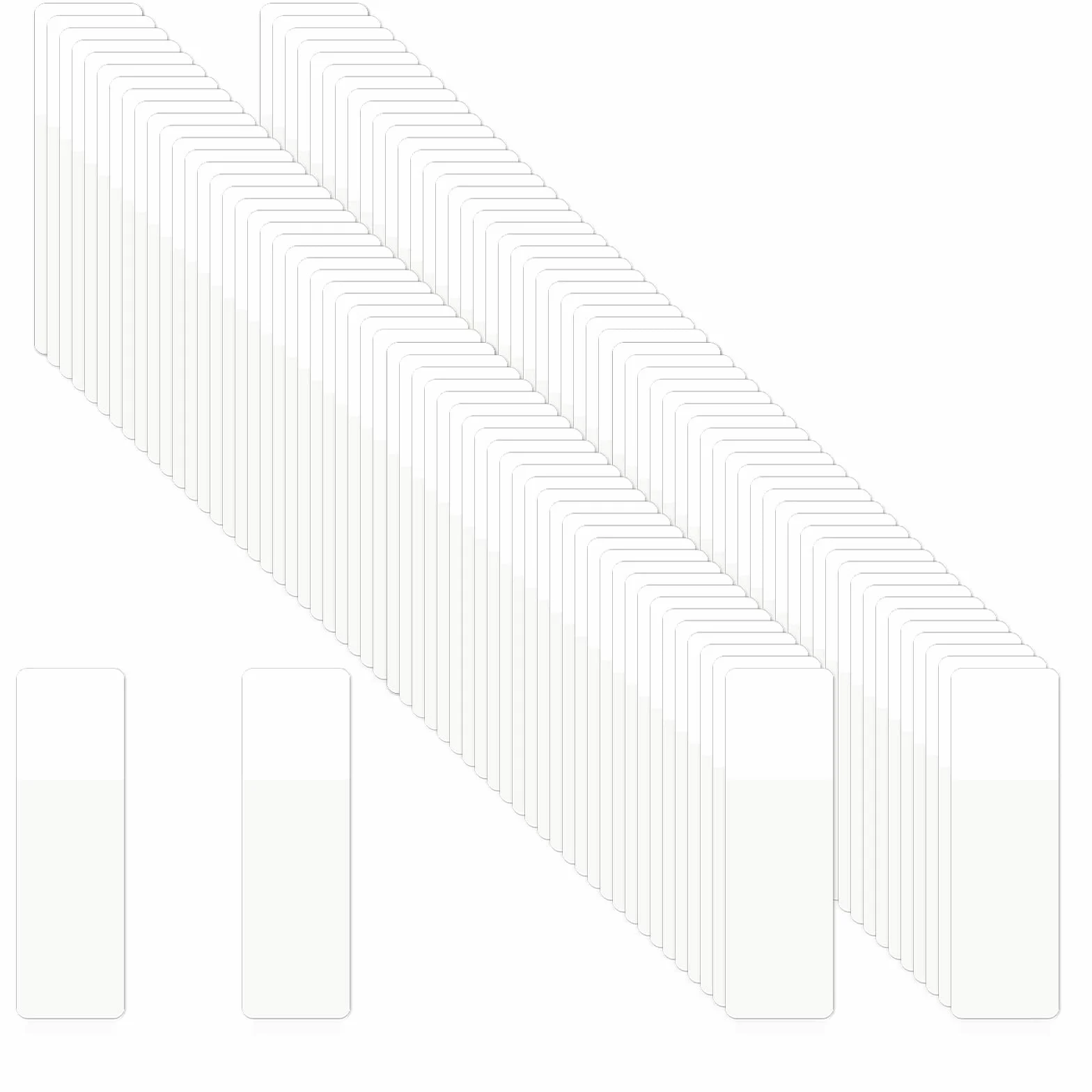 Ymapinc 800 szt. zakładek do notebooków, przyklejane, 1 x 4 cm samoprzylepne zakładki do notatek, stron, zakładek indeksowych, znaczników stron, segregatorów, podziałki