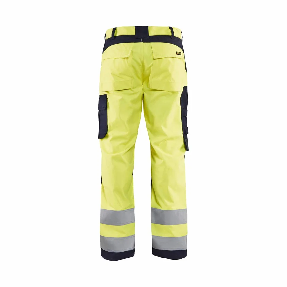 Blaklader 158815123389D108 Multinorm Inhärent spodnie robocze, High Vis żółty/granatowy, rozmiar D108