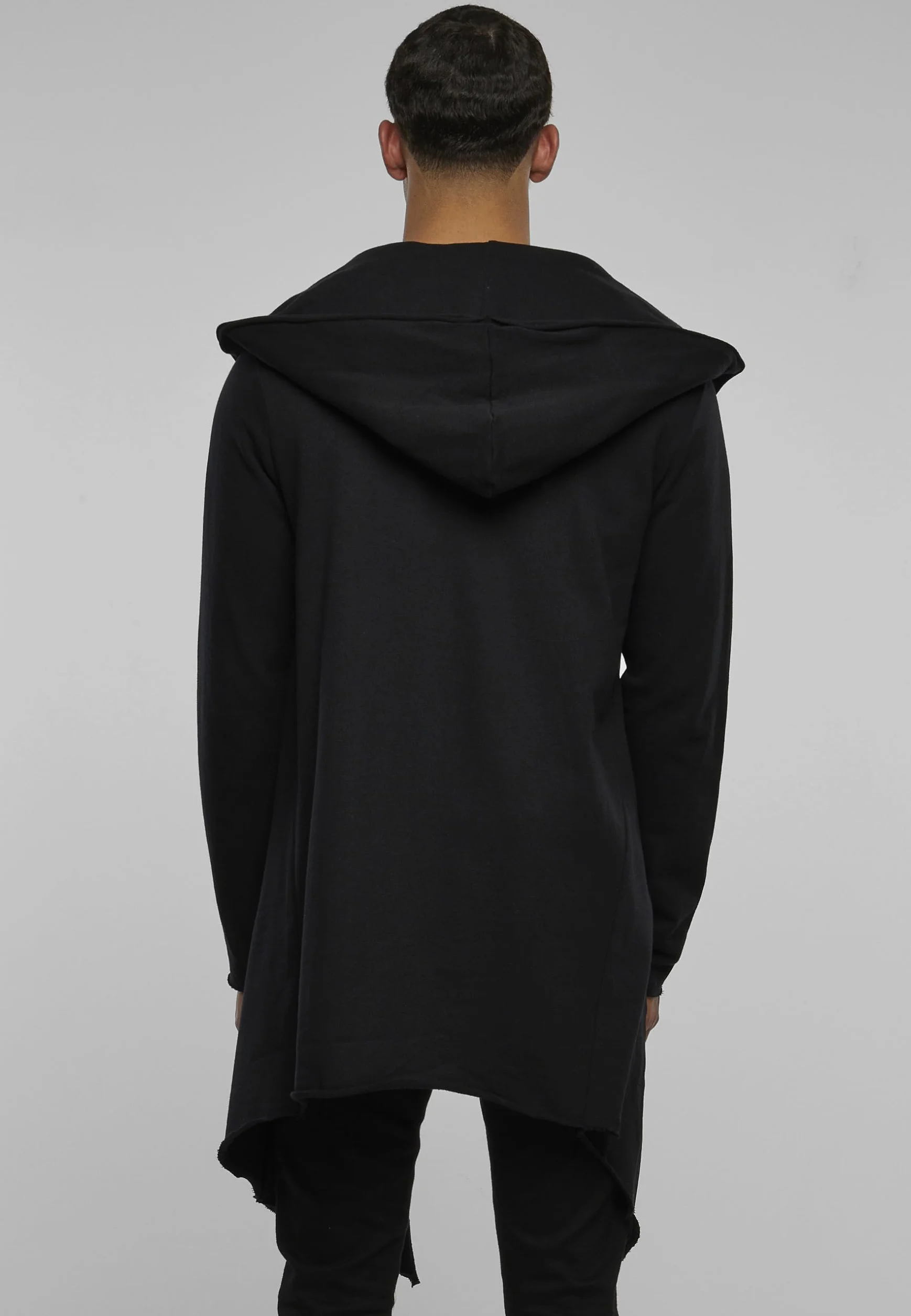 Urban Classics M?ska kurtka z d?ugim r?kawem Open Edge Cardigan z dzianiny, czarny, M