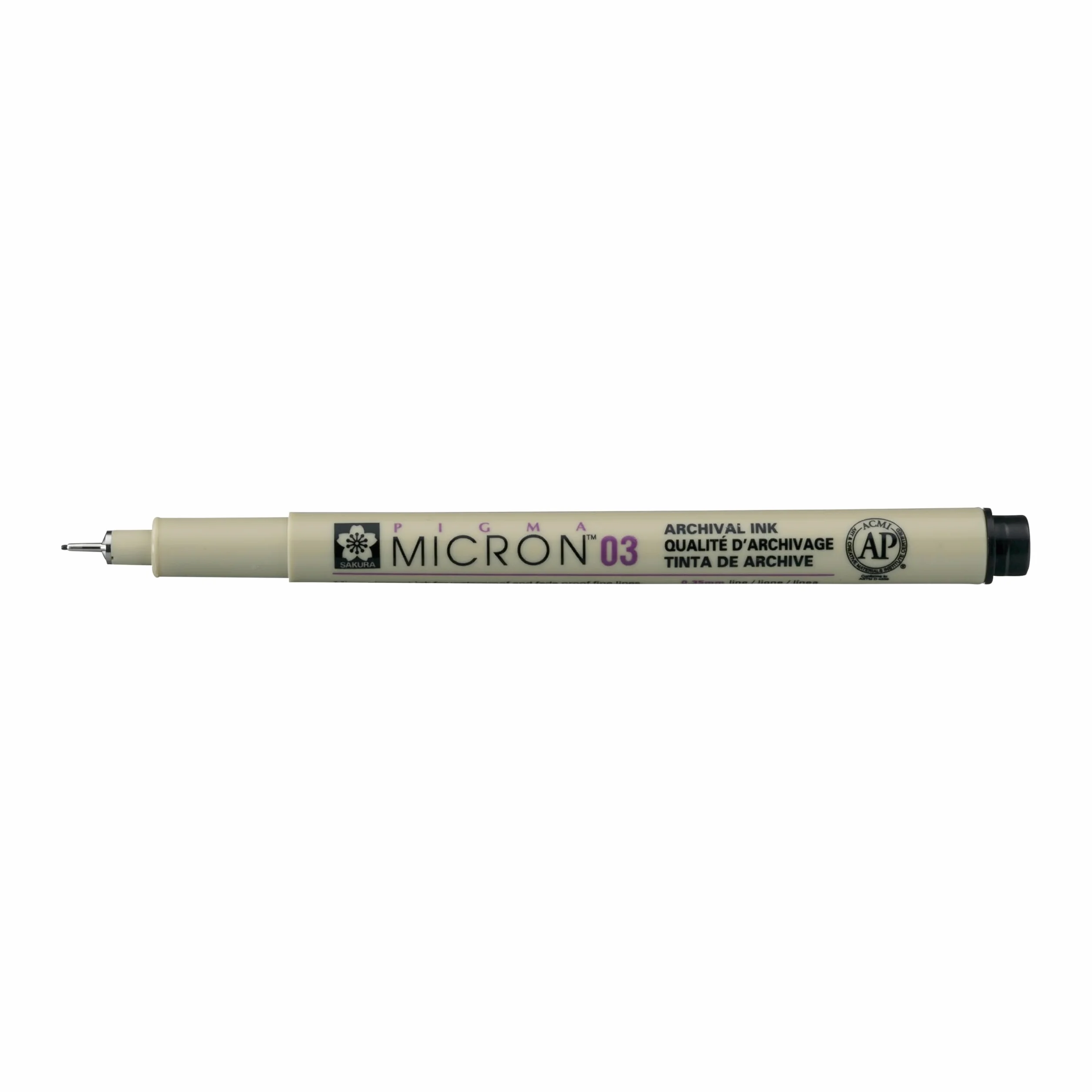SUKARA PEN PIGMA MICRON 03 FINE POINT 0.35MM - BLACK (SAKXSDK0349)