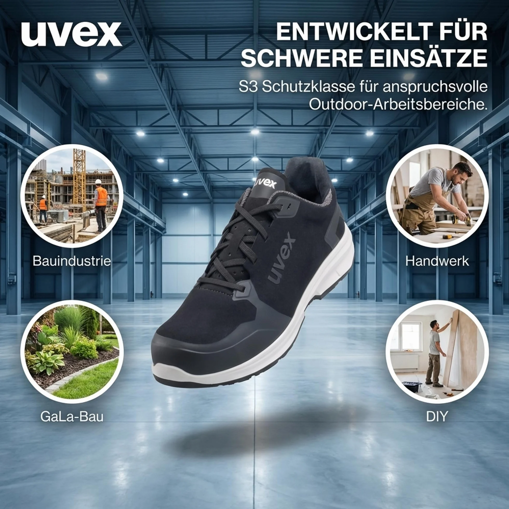 Uvex Mężczyźni Uvex 1 SportObuwie przemysłowe