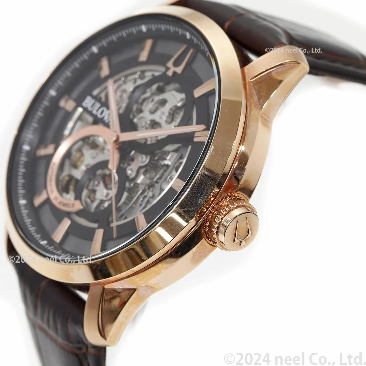 Bulova Sutton 97A169 Zegarek, Brązowy, 44 mm