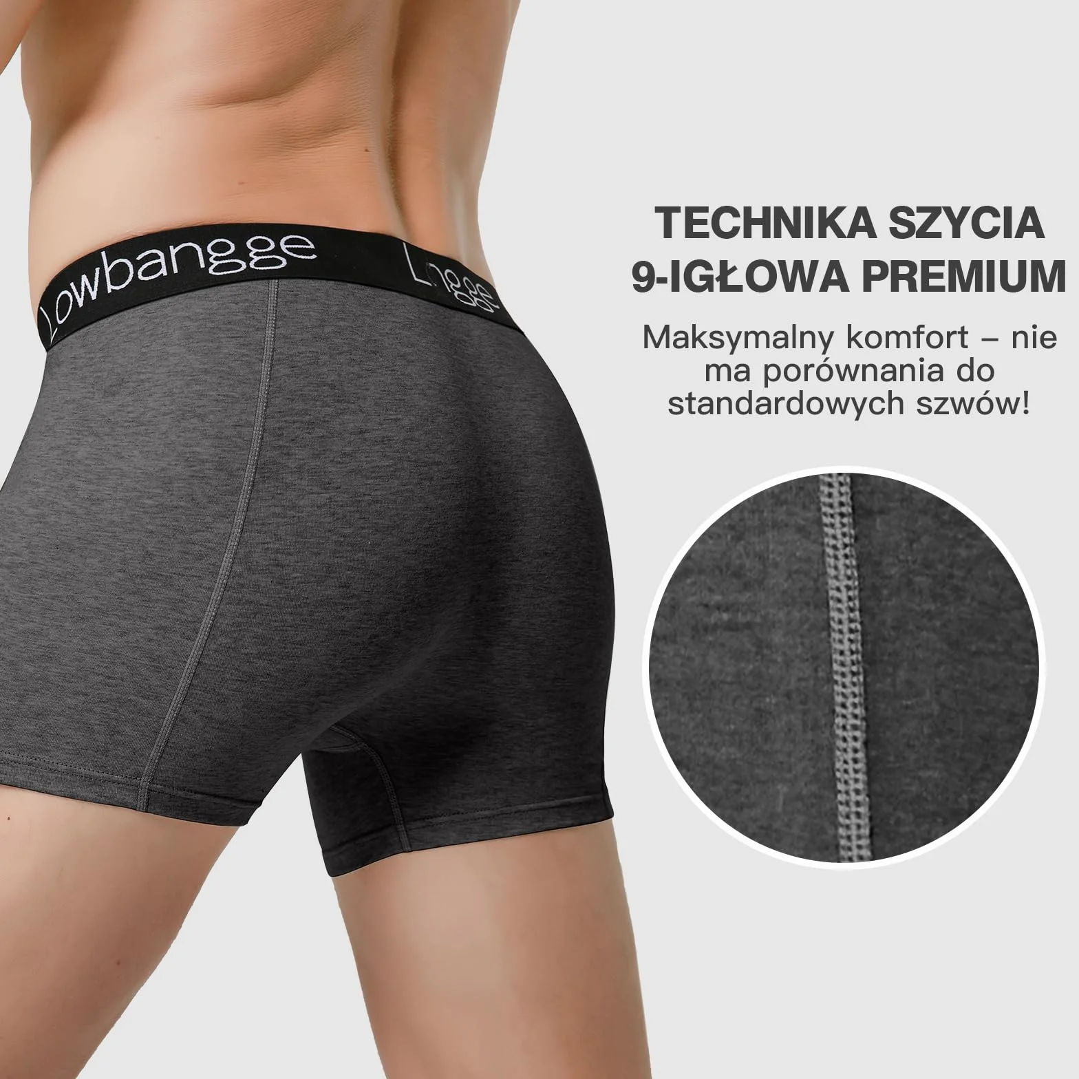 Bawełniane Męskie Bokserki Trunks Retro (paczka 6 sztuk), Idealne Dopasowanie i Oddychające Majtki Męskie